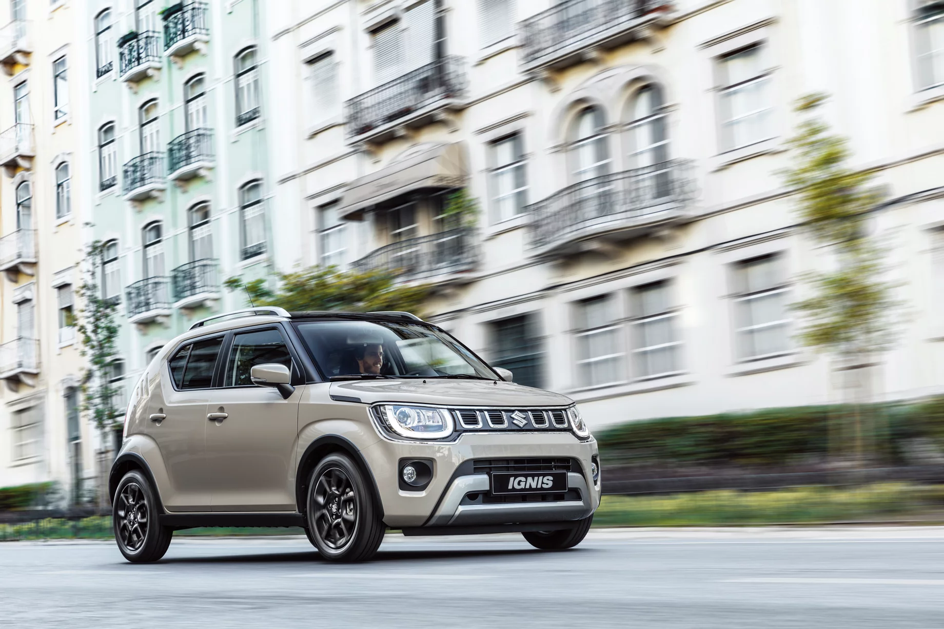 Ivory Suzuki Ignis with WHICH? MOST RELIABLE CITY CAR 2023 label