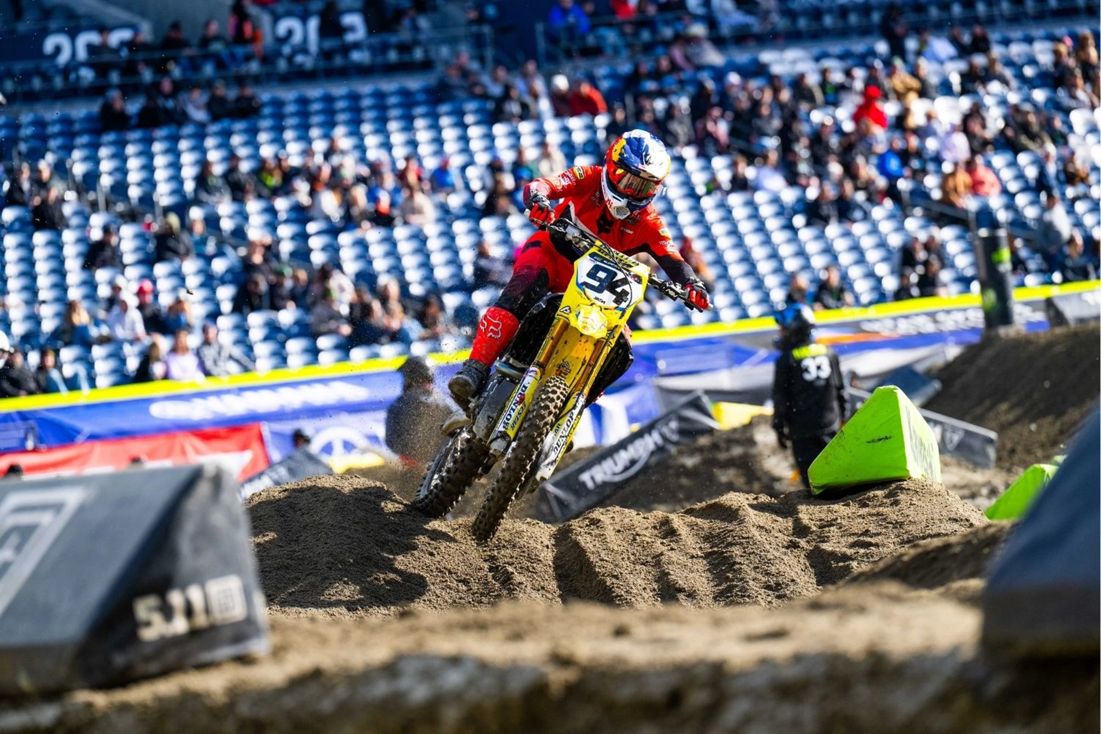 Roczen on his RM-Z450 at Seattle