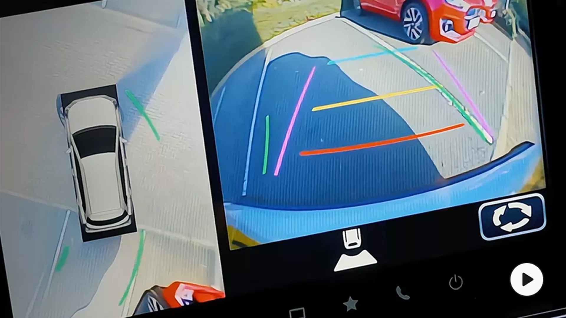 Suzuki 360-view camera and parking sensors