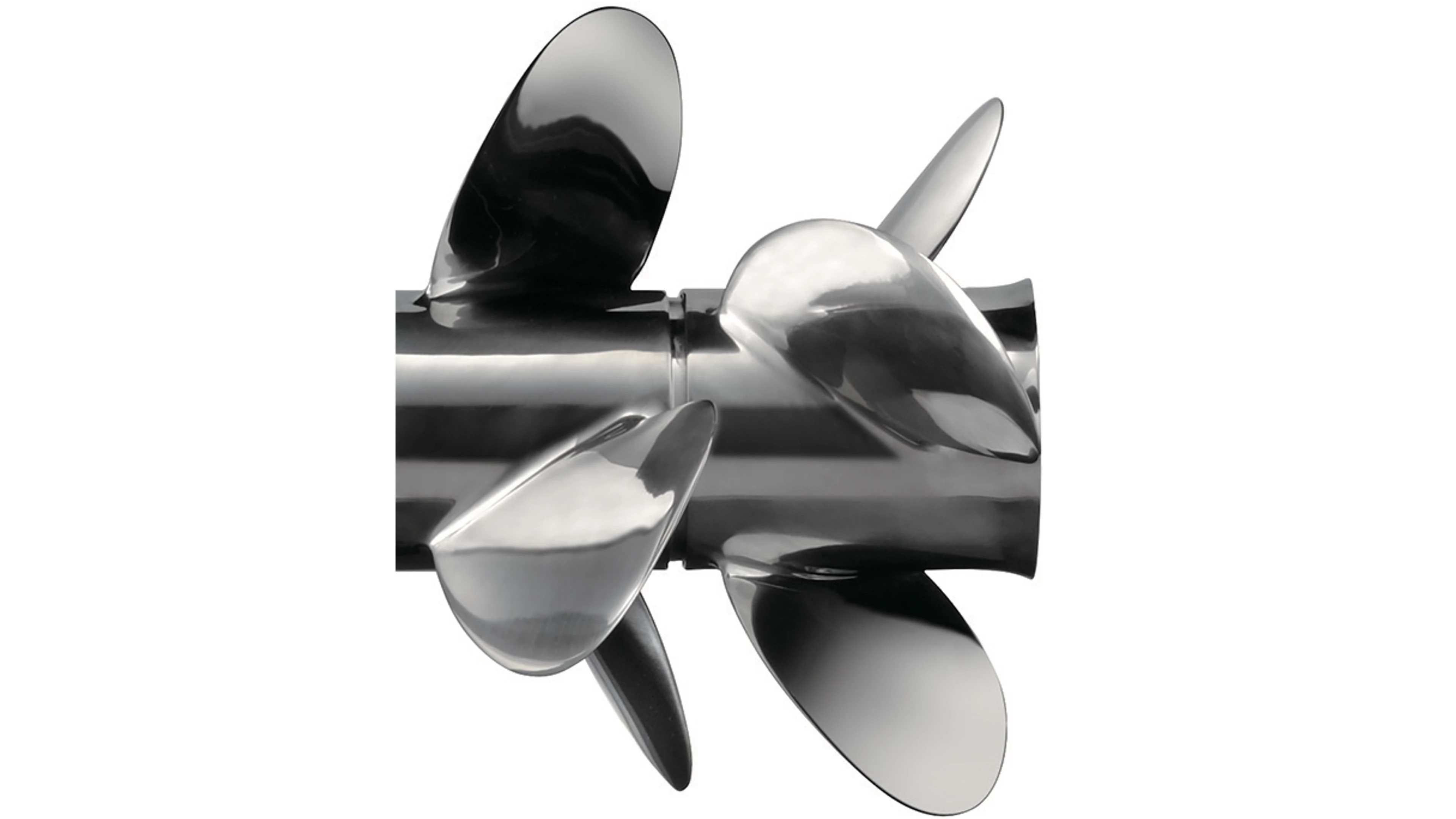 A watergrip dual propeller used on an outboard.