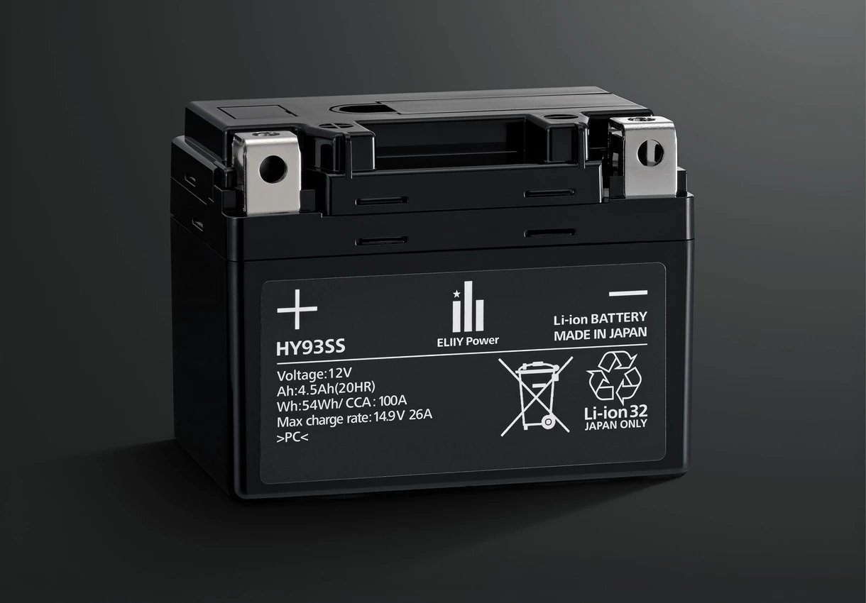 Suzuki GSX-8T battery with a black faded backgound