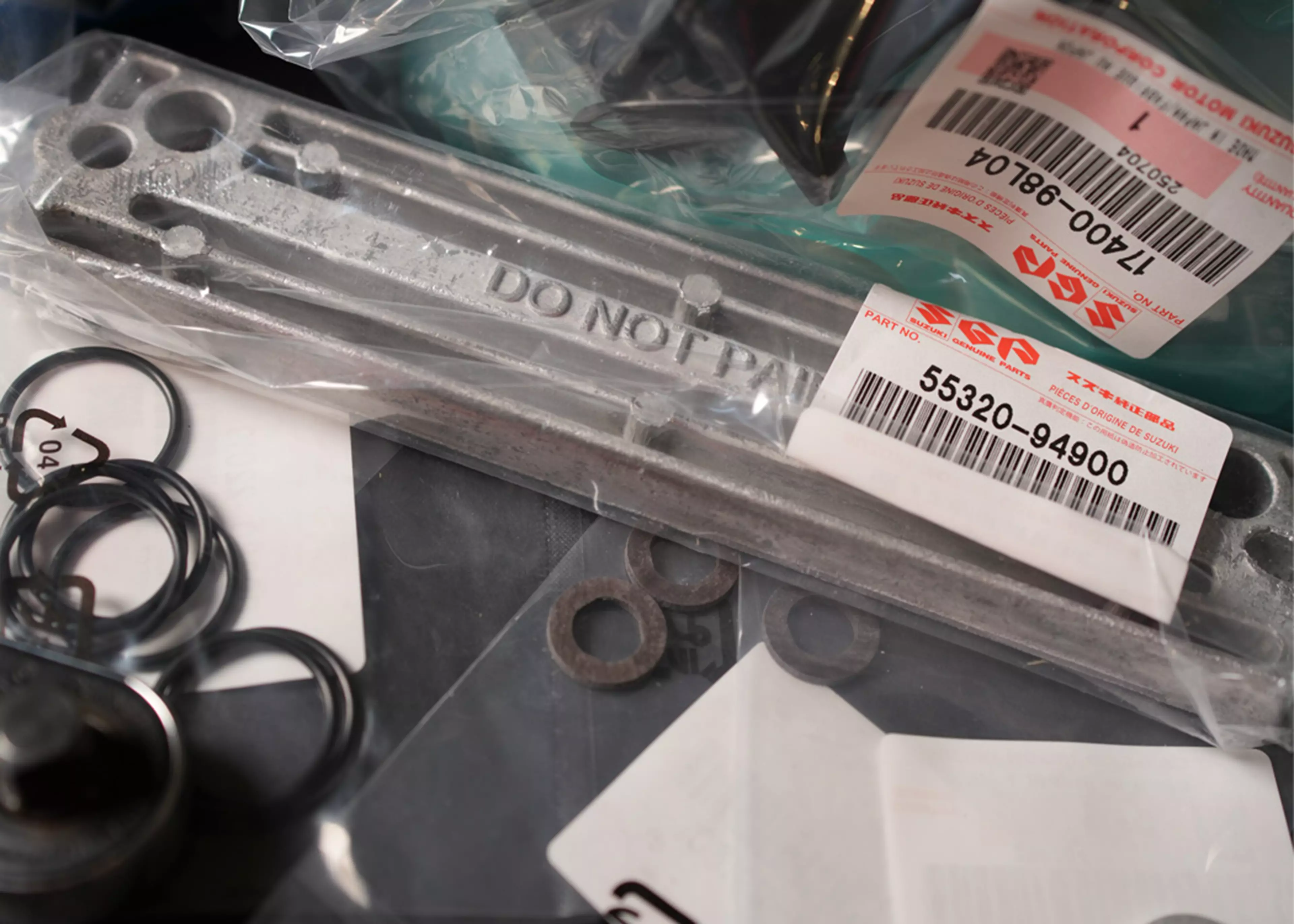 Suzuki Marine anode for a Suzuki outboard motor