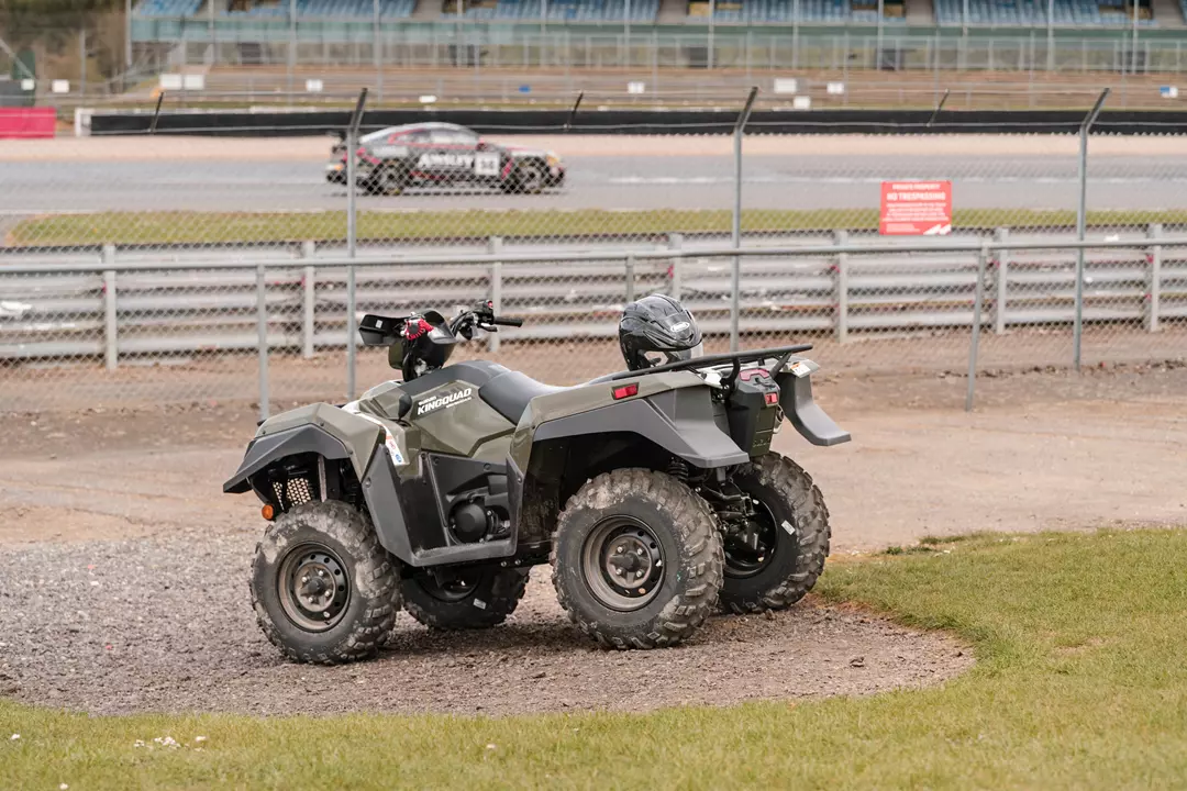 Suzuki KingQuad at Silverstone Race Track