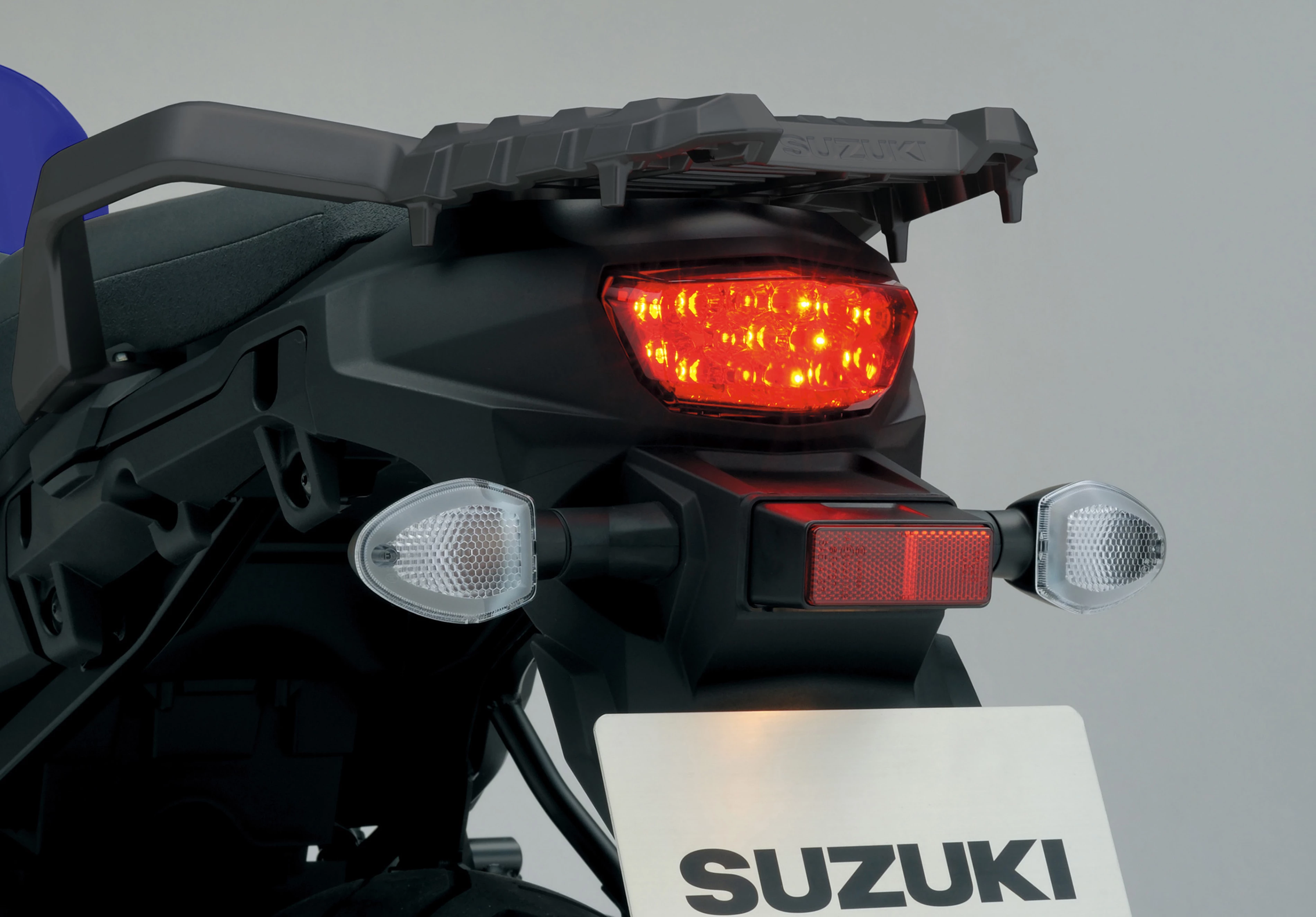 Suzuki V-Strom 650 rear LED light close up