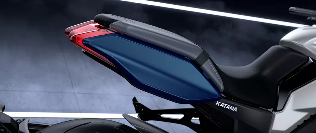Suzuki Katana seat unit and tail detail.