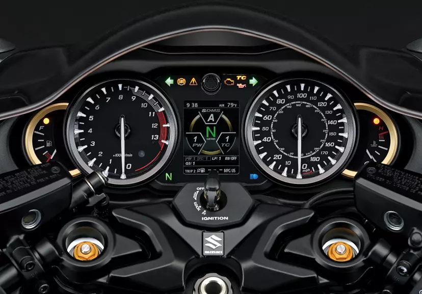 Suzuki Hayabusa instrument cluster