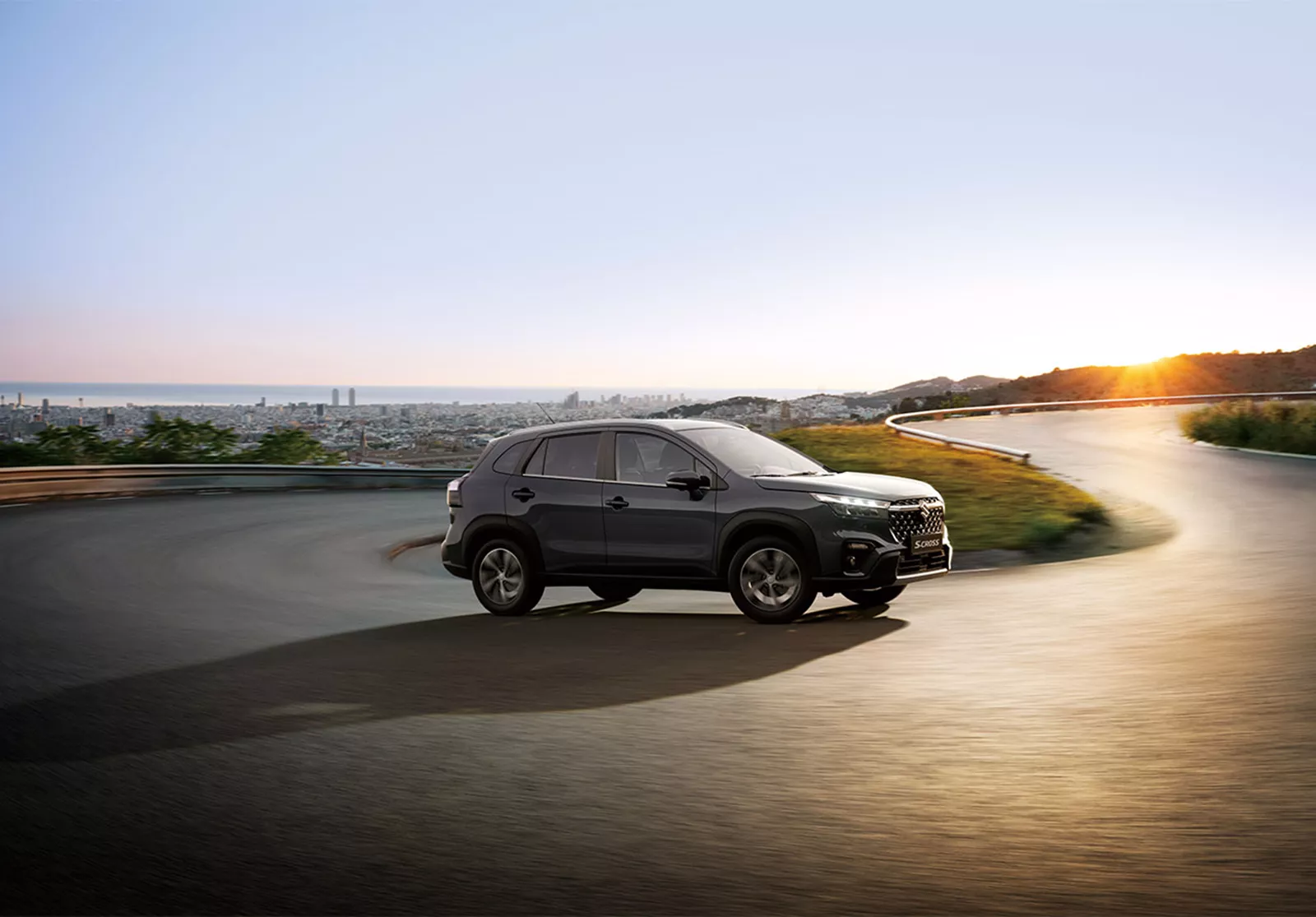 Suzuki S-Cross on the street