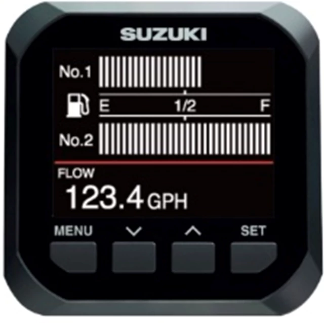 Fuel mode on a Suzuki gauge.