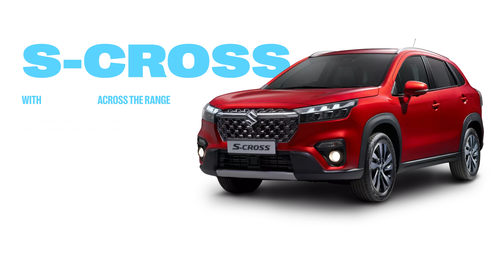 S-CROSS with 0% APR*