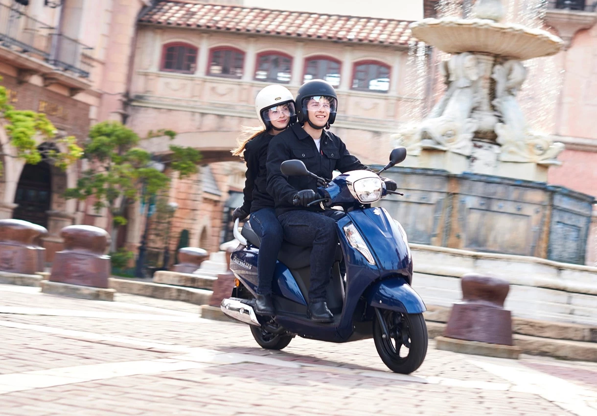 Suzuki Scooter in Italian City