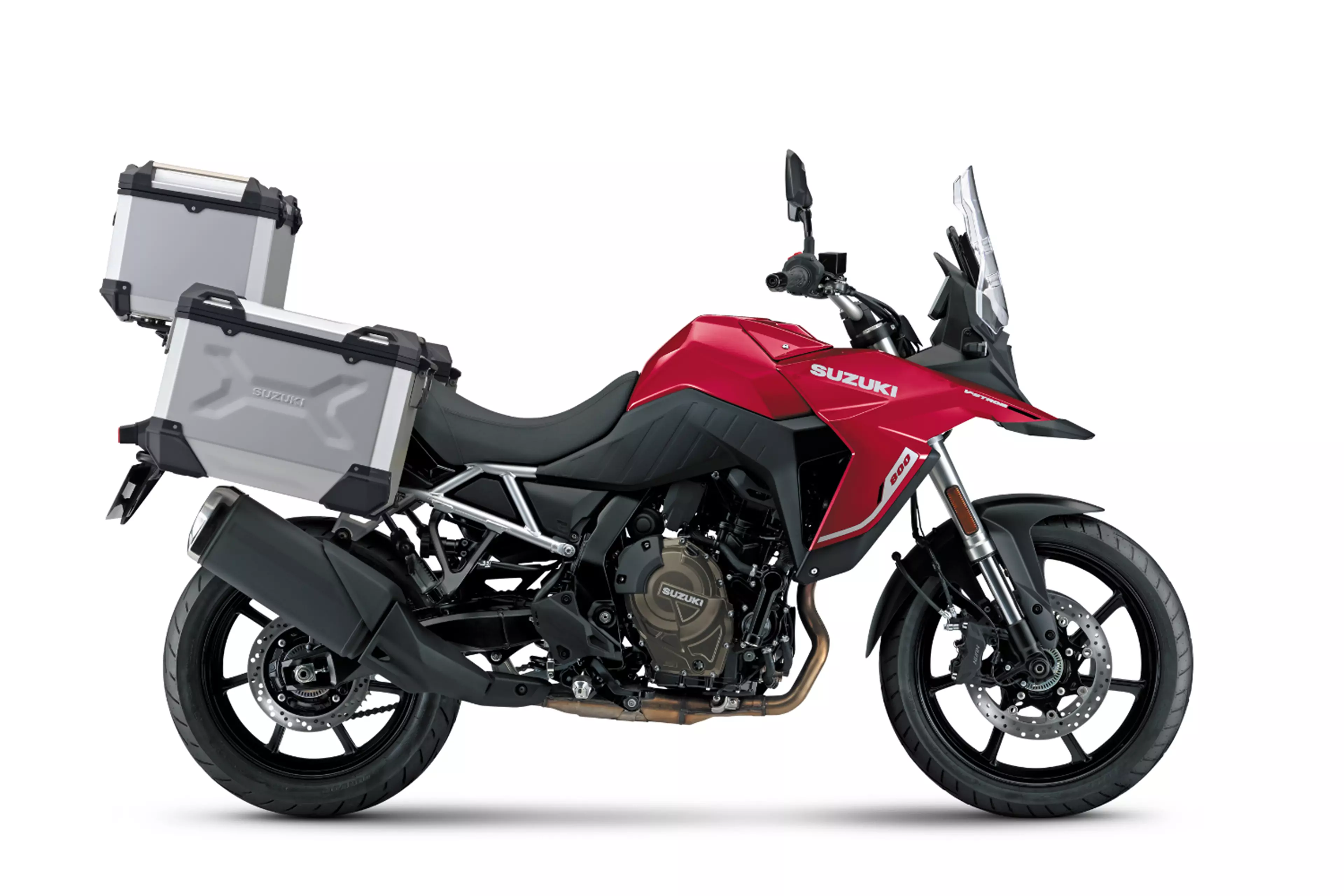 2025 V-Strom 800RE in red