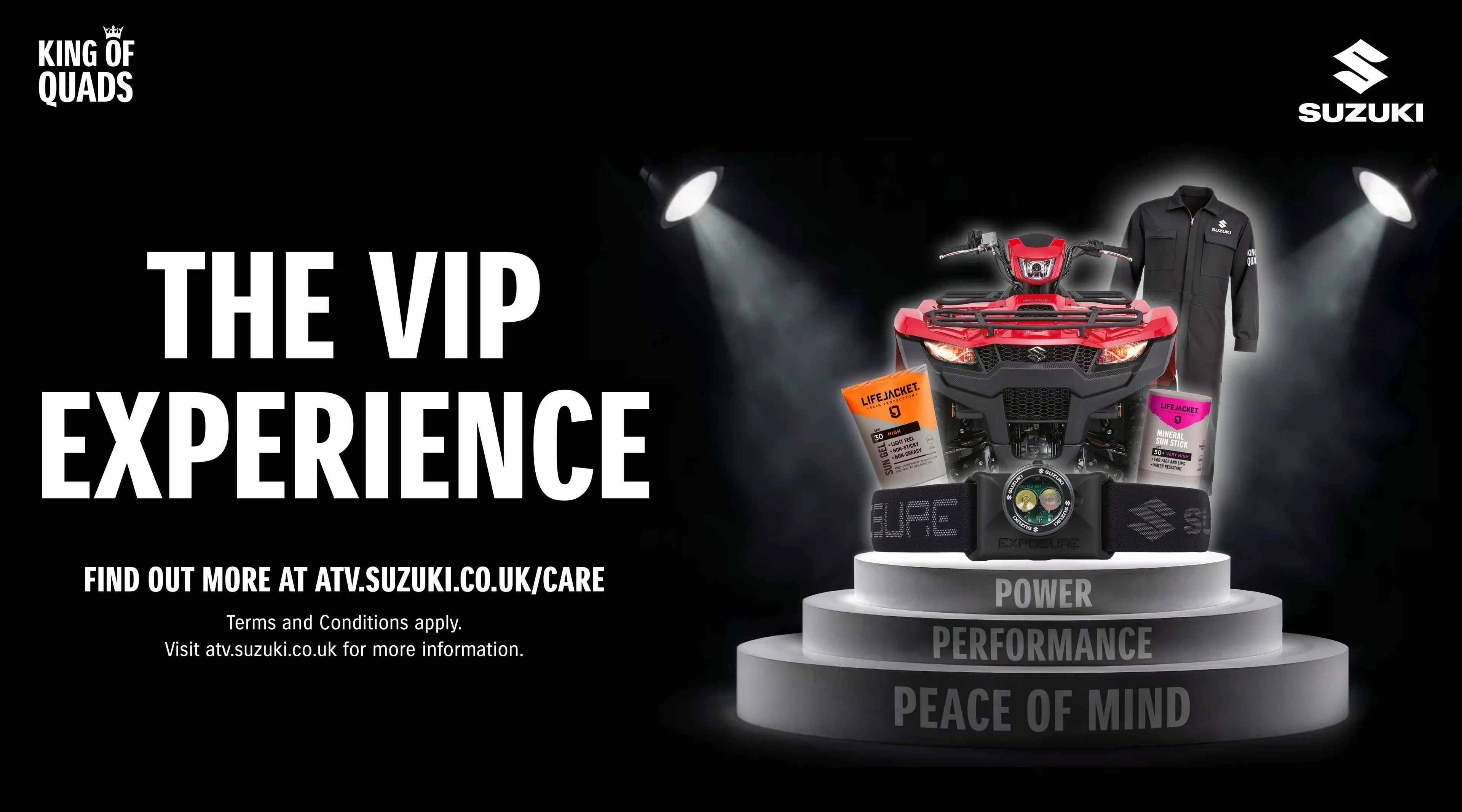 The VIP Experiences from Suzuki ATVs