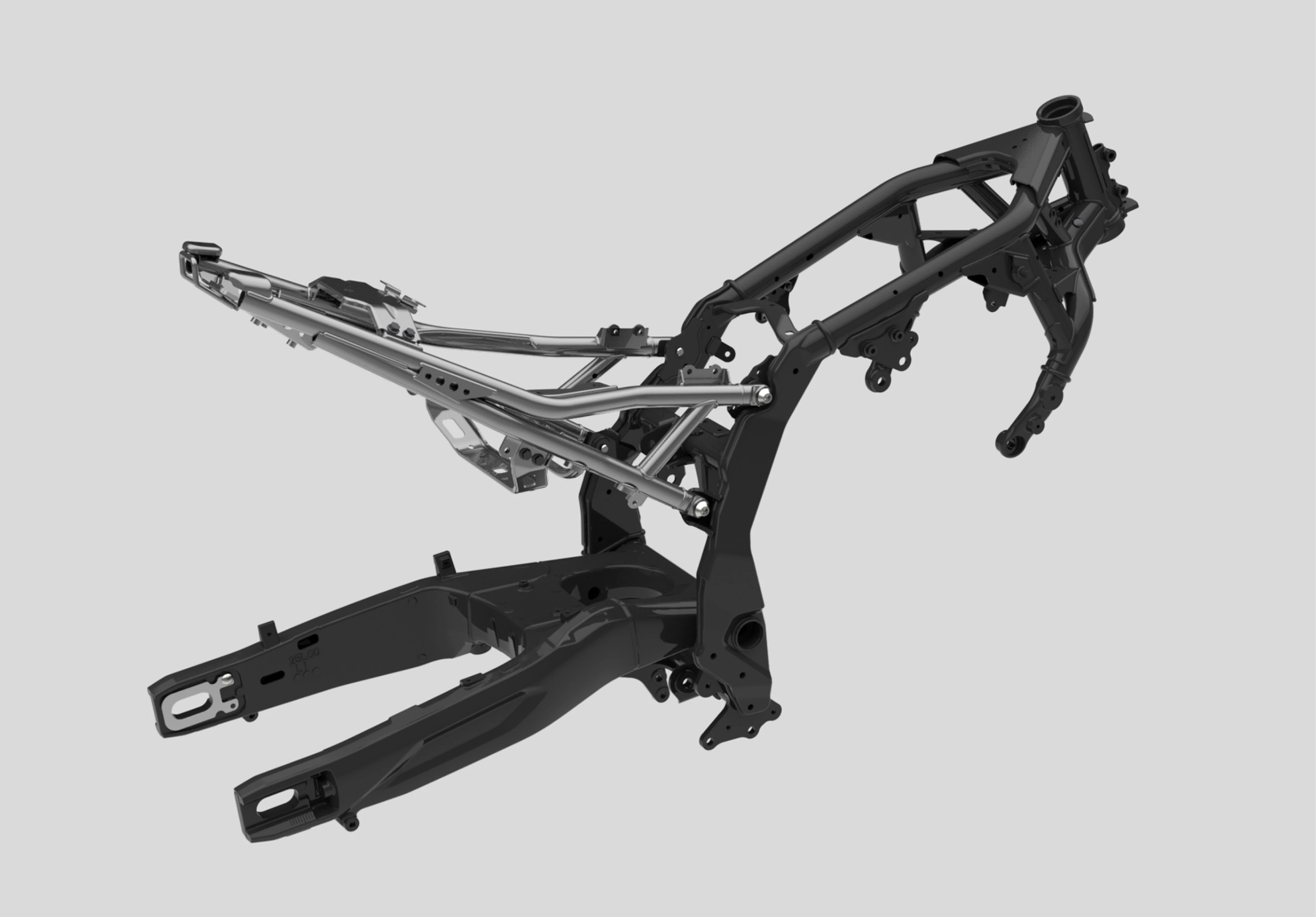 Suzuki GSX-8TT CGI frame cut out 