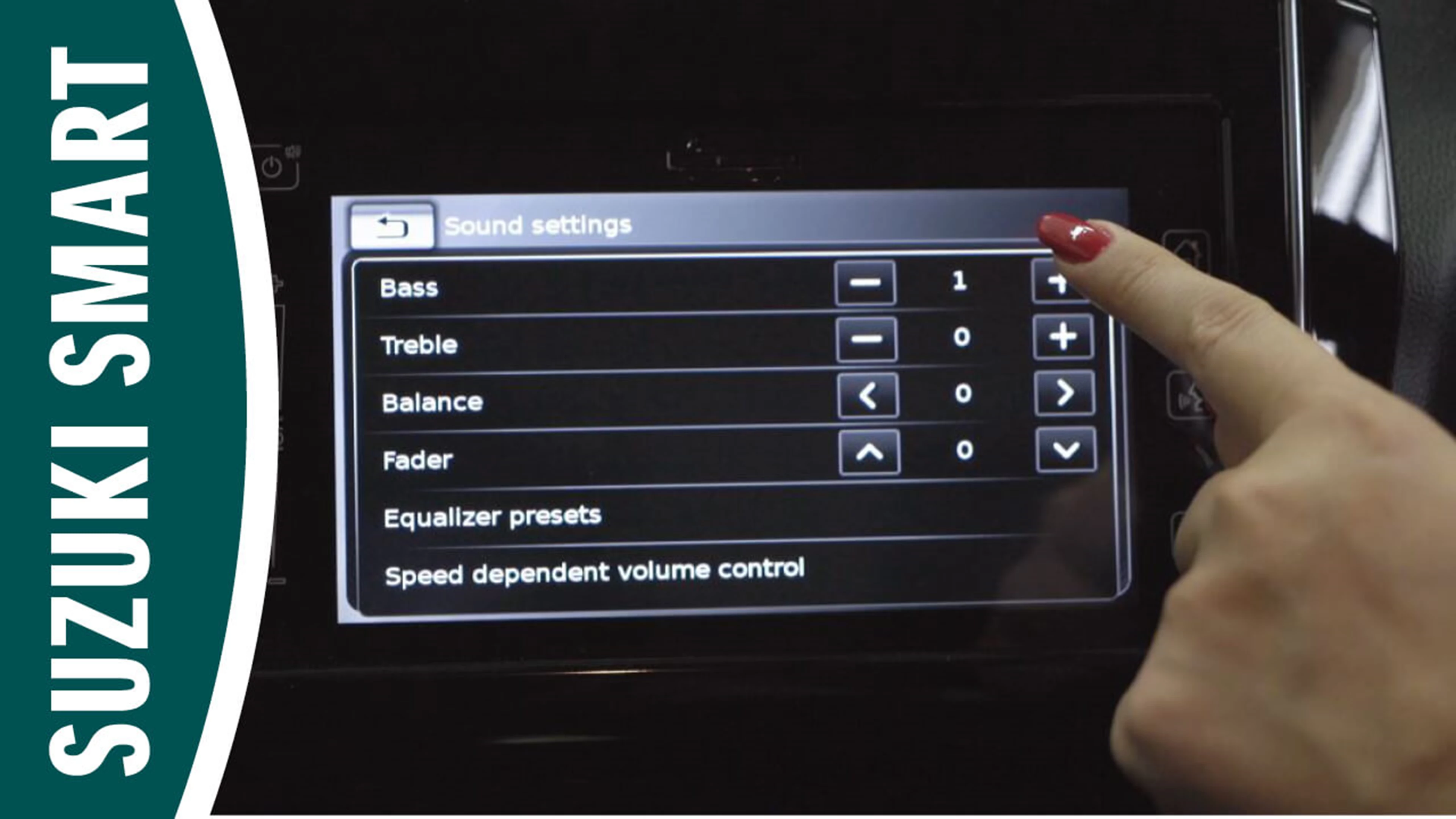 Using audio controls in car