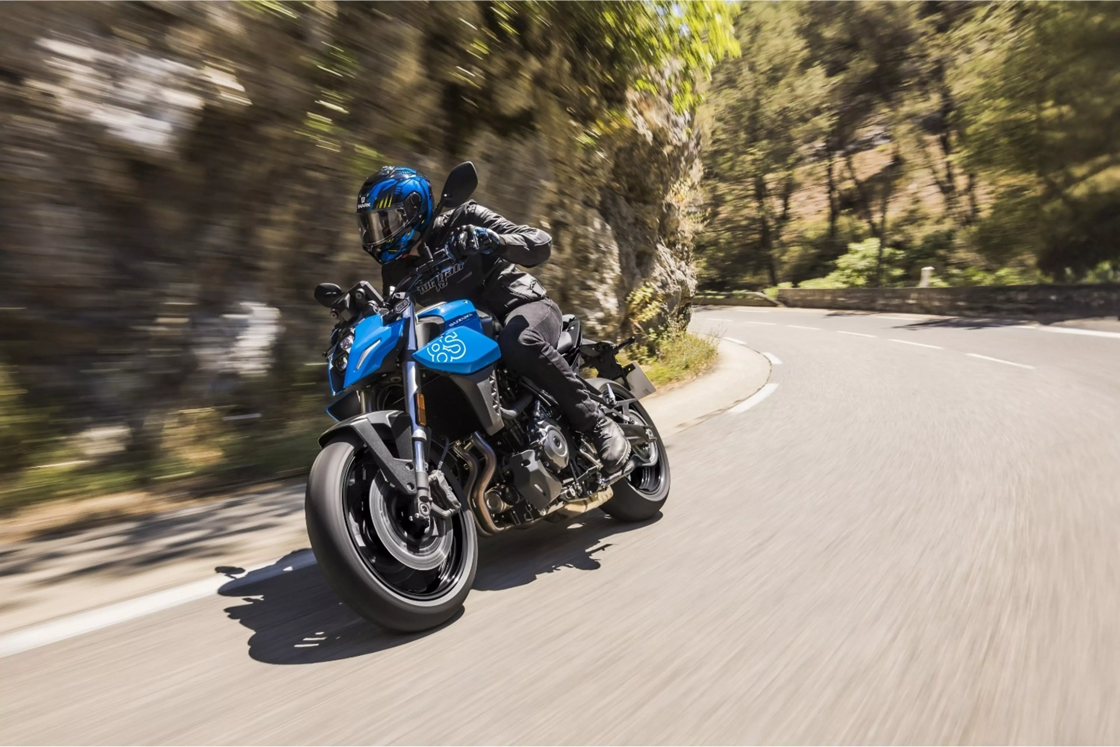 2026 GSX-8S on twisty road