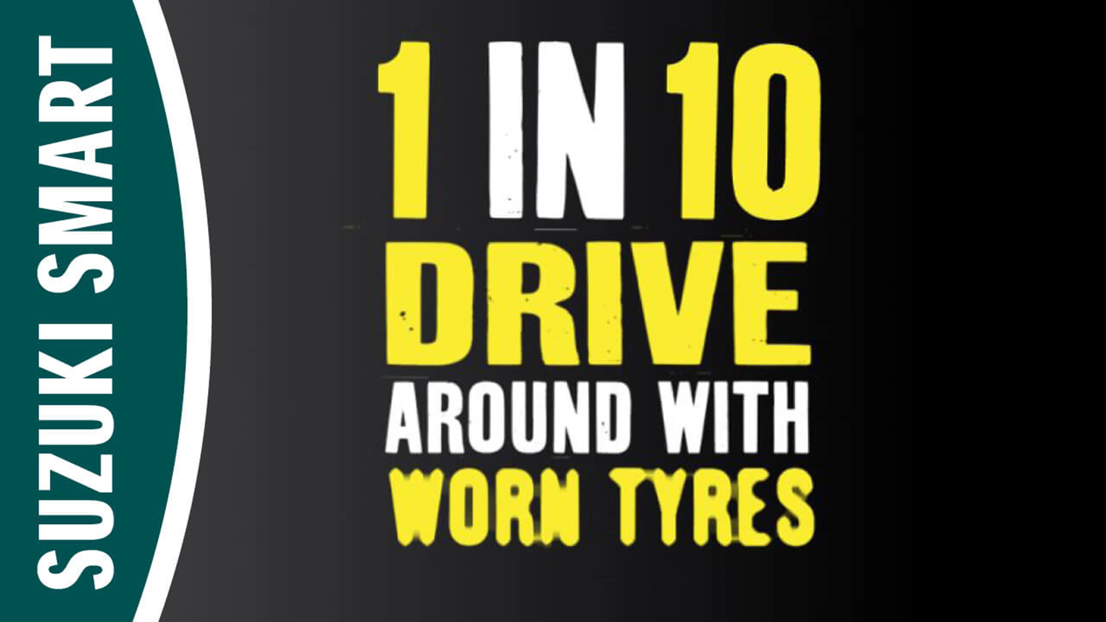 1 in 10 drive around with worn tyres
