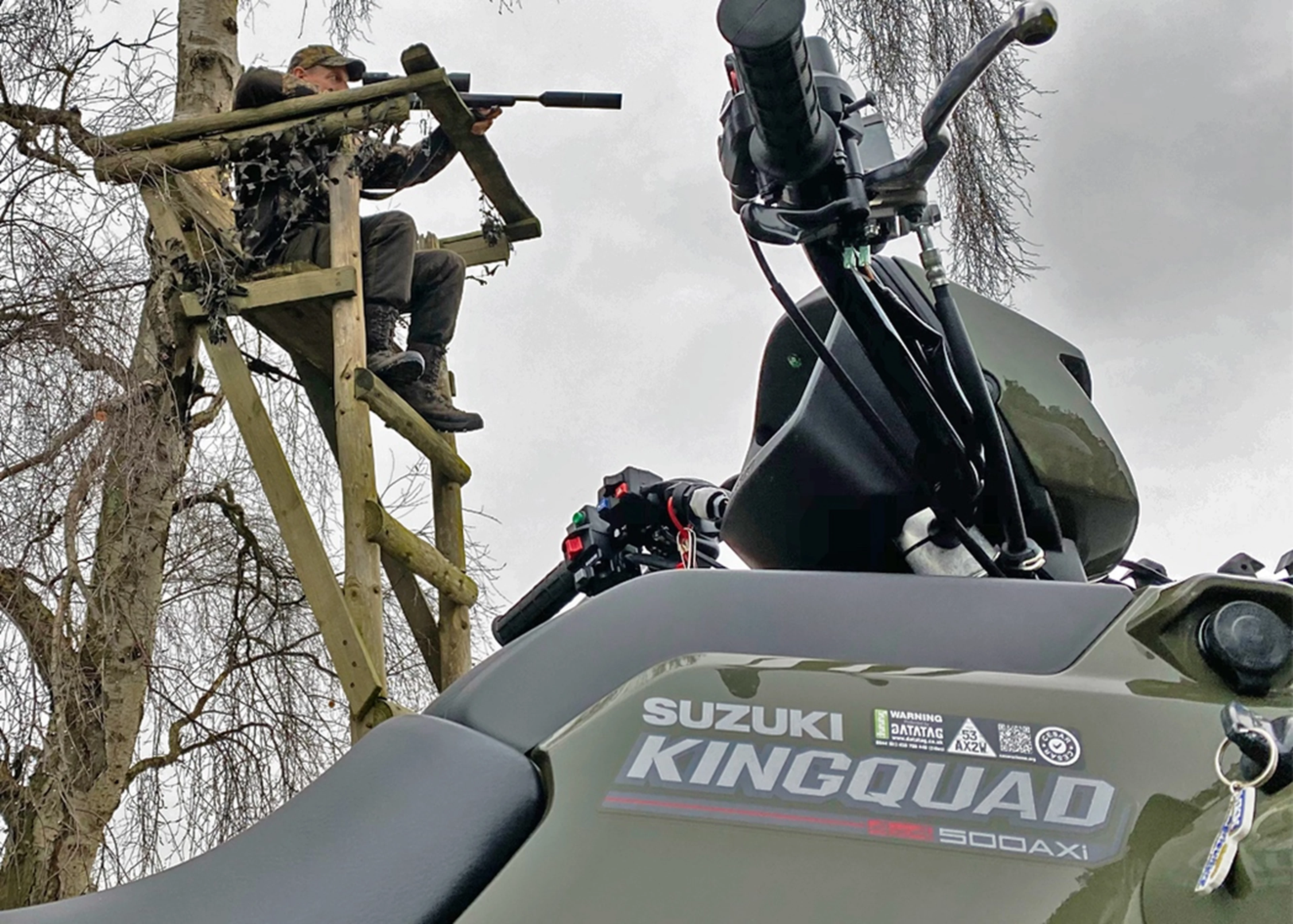 Paul and his Suzuki KingQuad