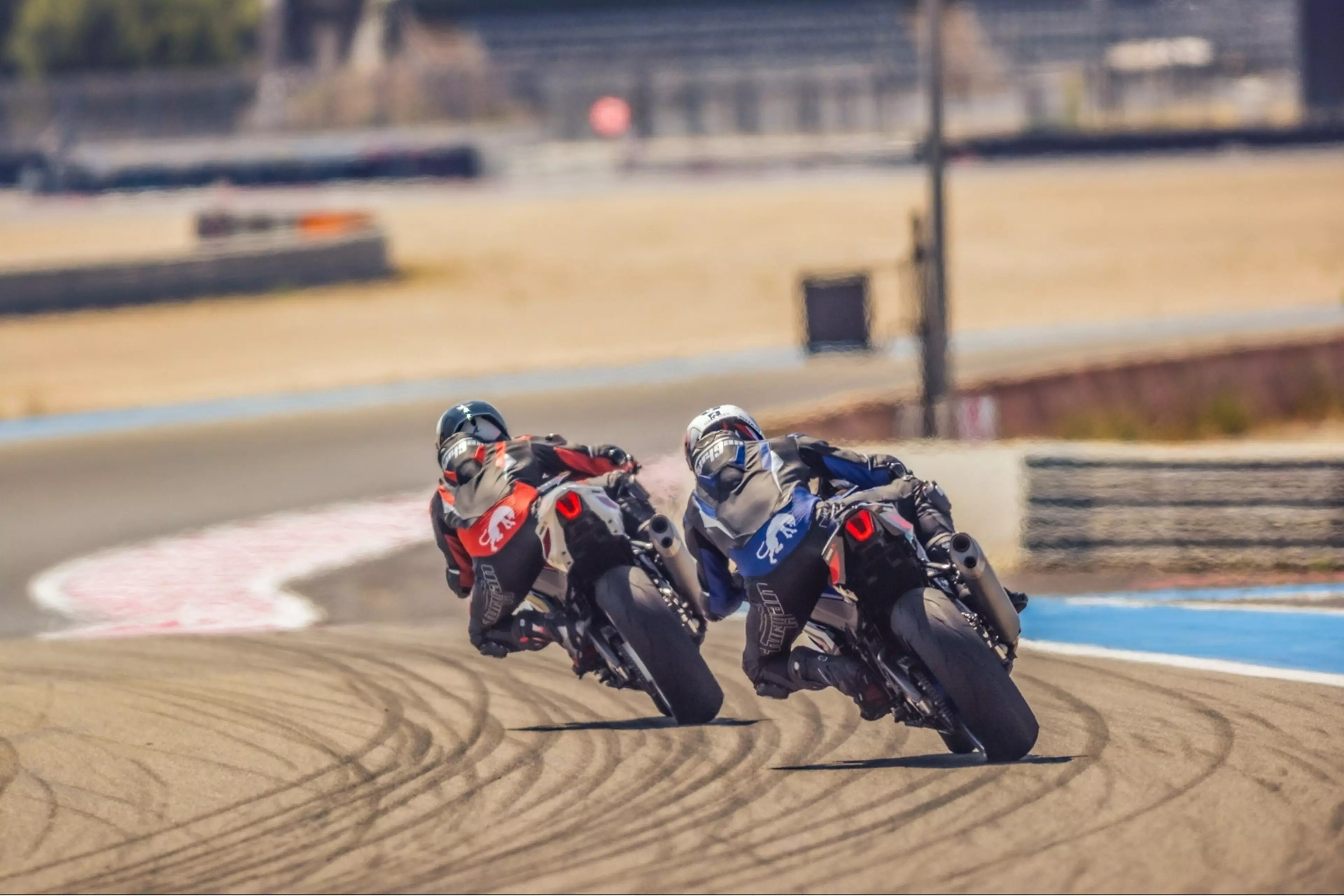 GSX-R1000R sliding on corner exit