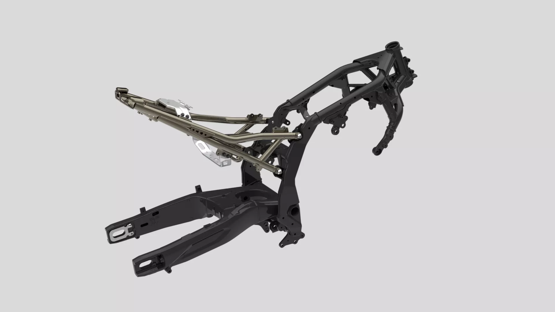 Suzuki GSX-8T CGI frame cut out
