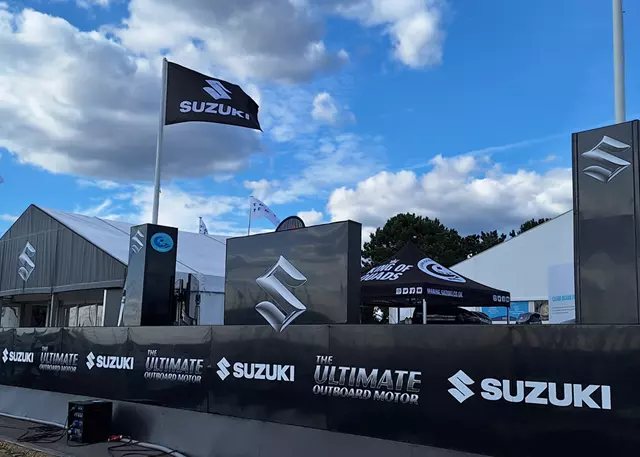 The Suzuki Marine stand at SIBS 2024