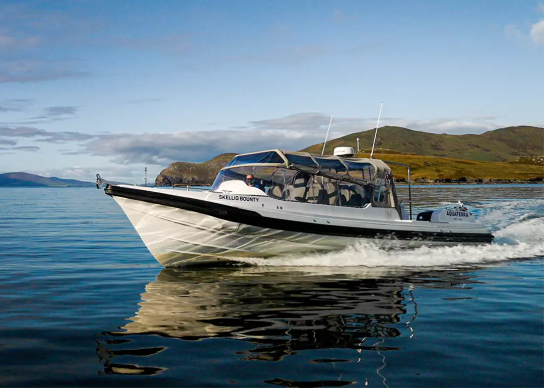 The Redbay 1150 Skellig Bounty powered twin Suzuki DF300APXX outboards
