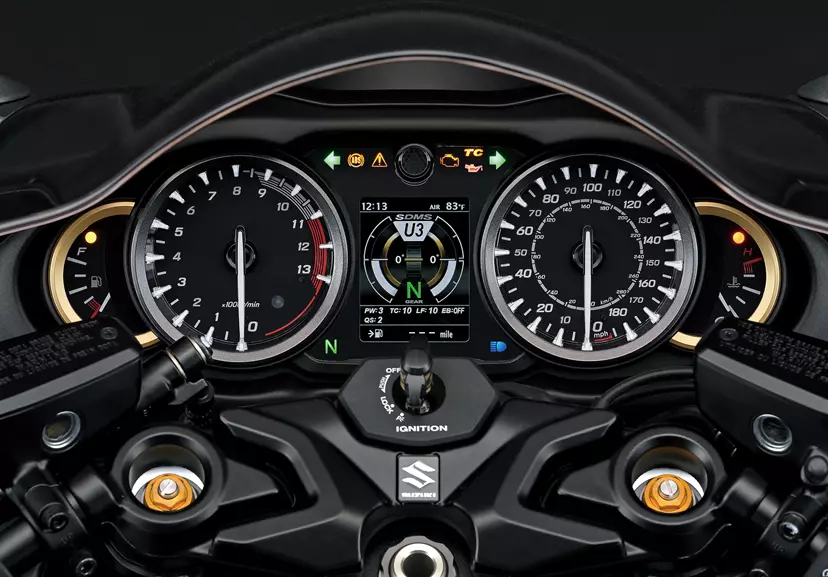 Suzuki Hayabusa instrument cluster