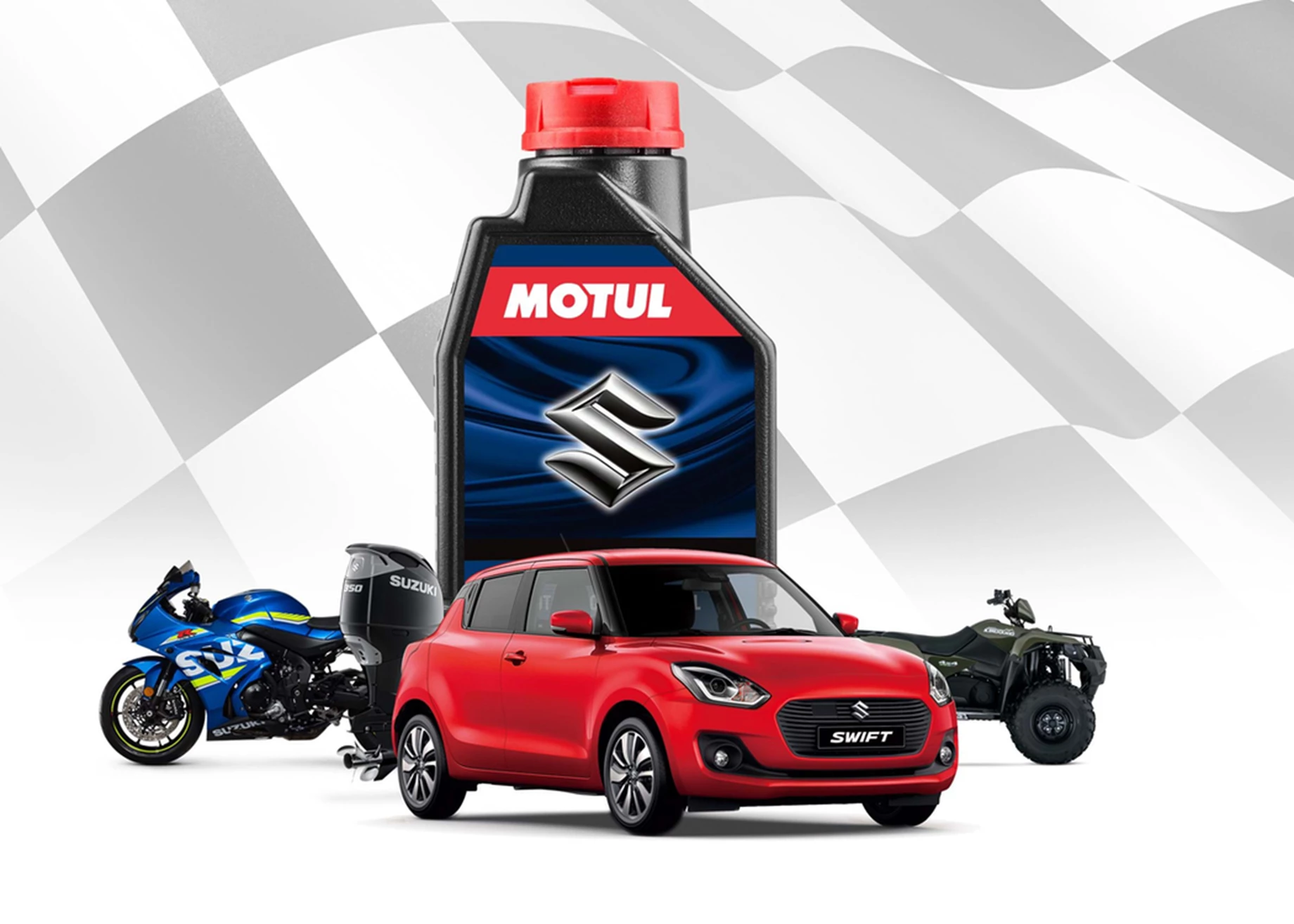 Suzuki range and Motul oil