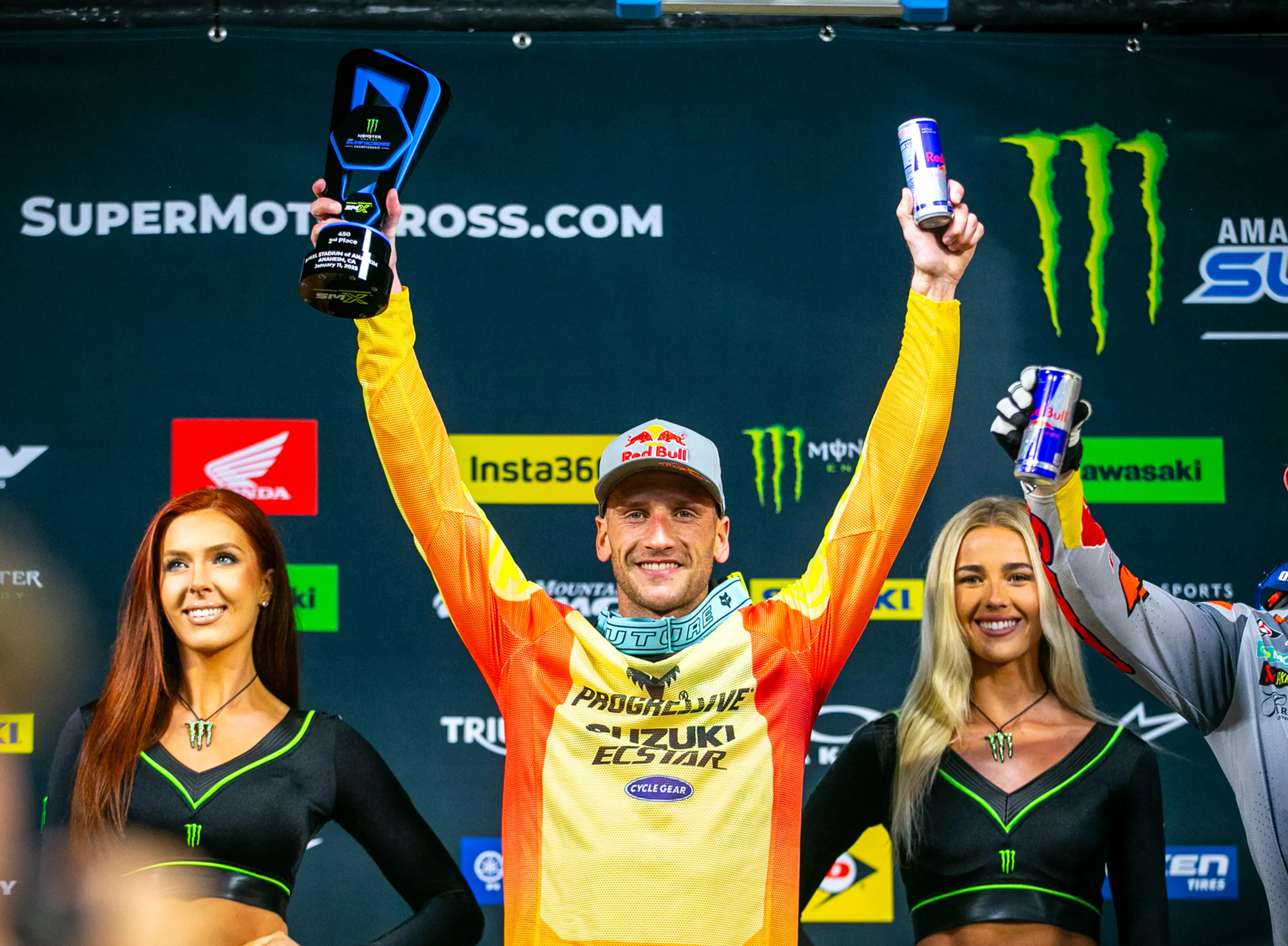 Ken Roczen AMA Supercross Anaheim One podium