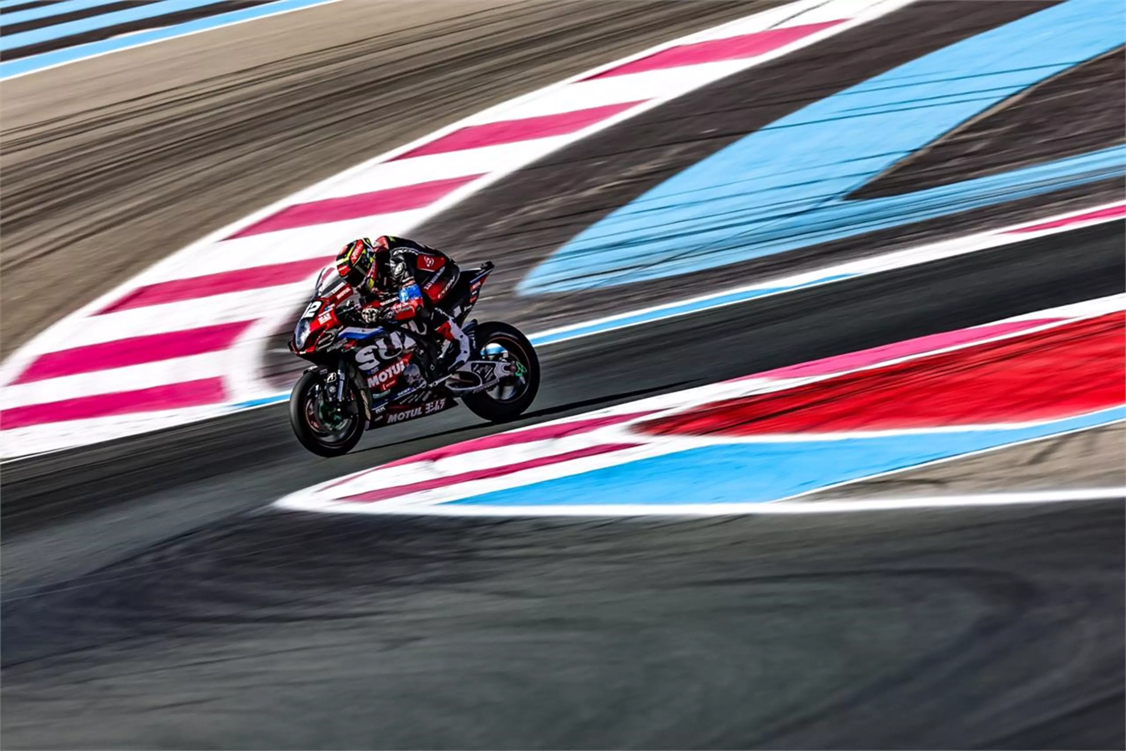 Gregg Black on the Mistral straight at Paul Ricard
