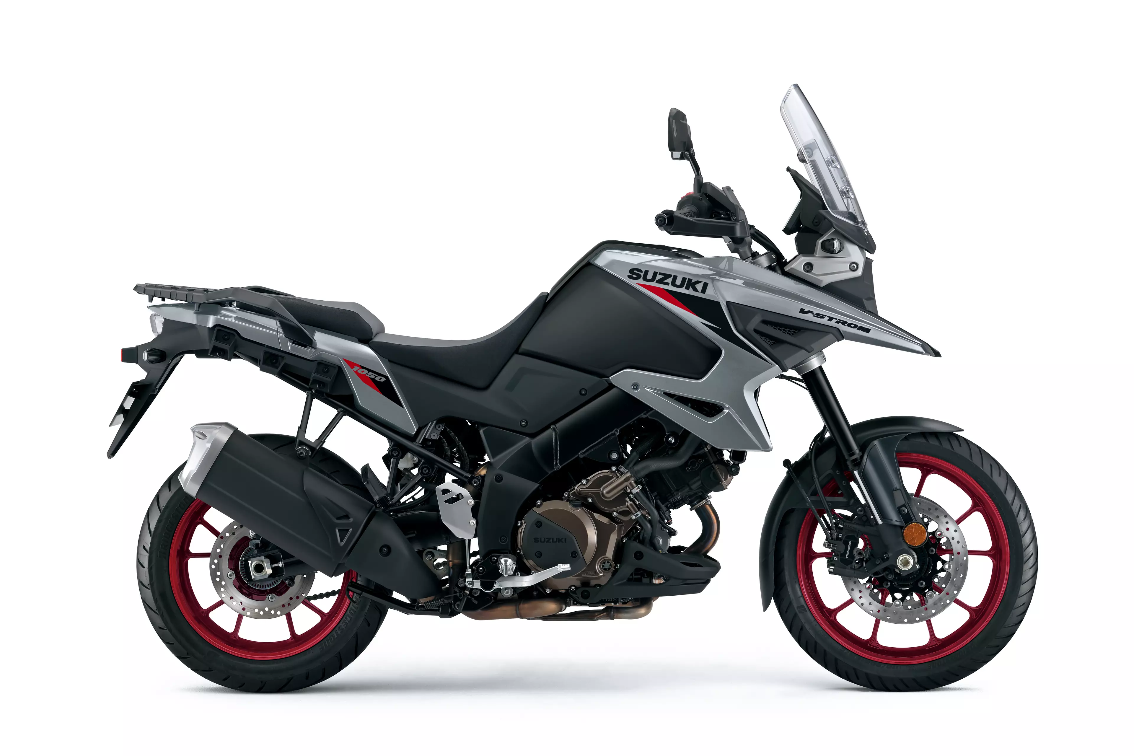 V-Strom 1050RE in grey and red