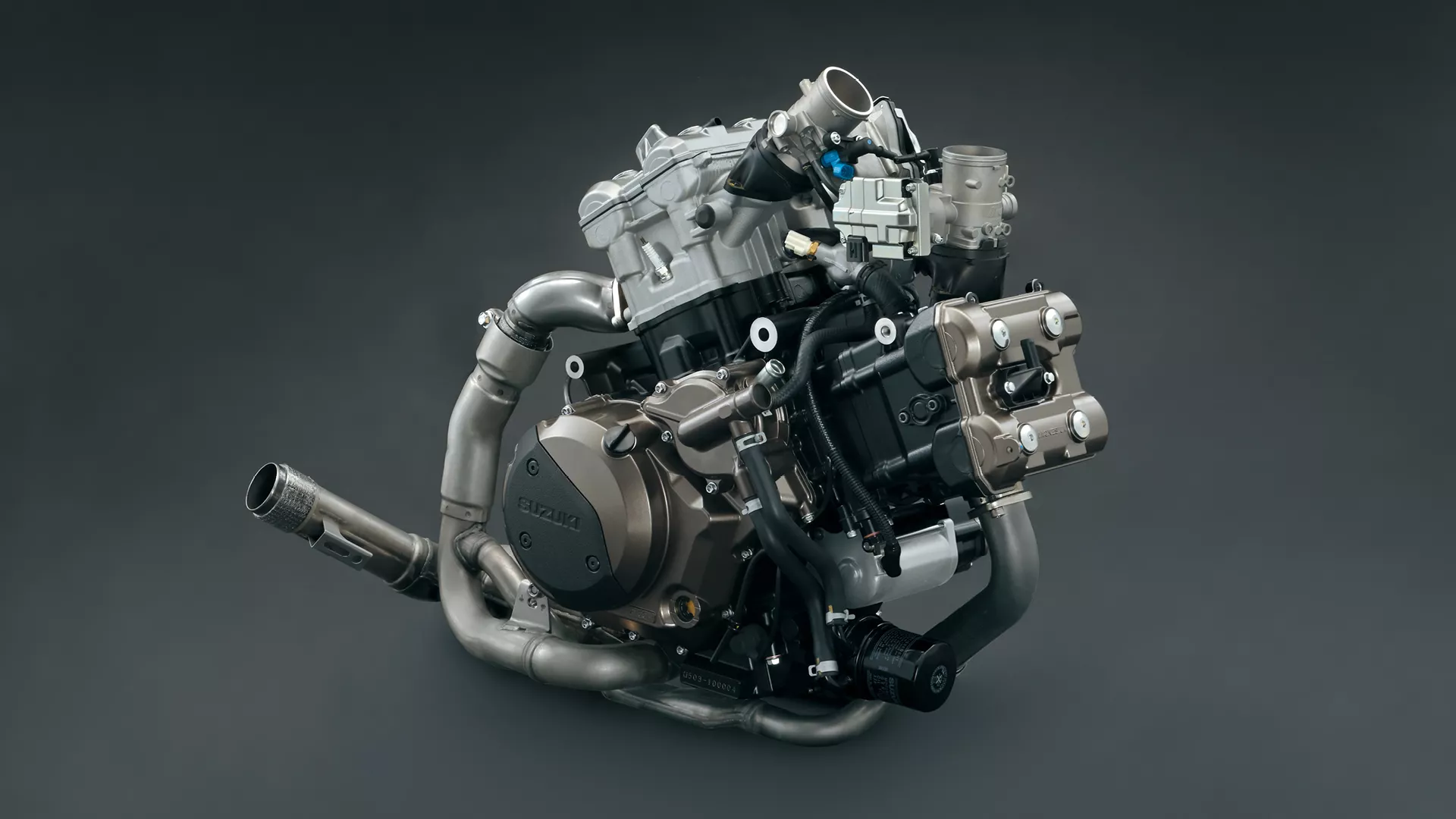 Suzuki V-Strom 1050RE CAD of the engine unit