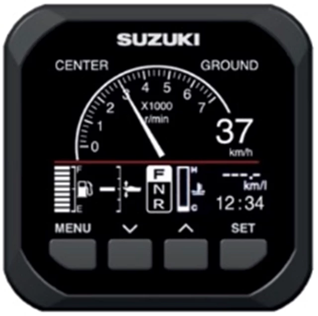 Analogue Tacho & Speed mode on a Suzuki gauge.