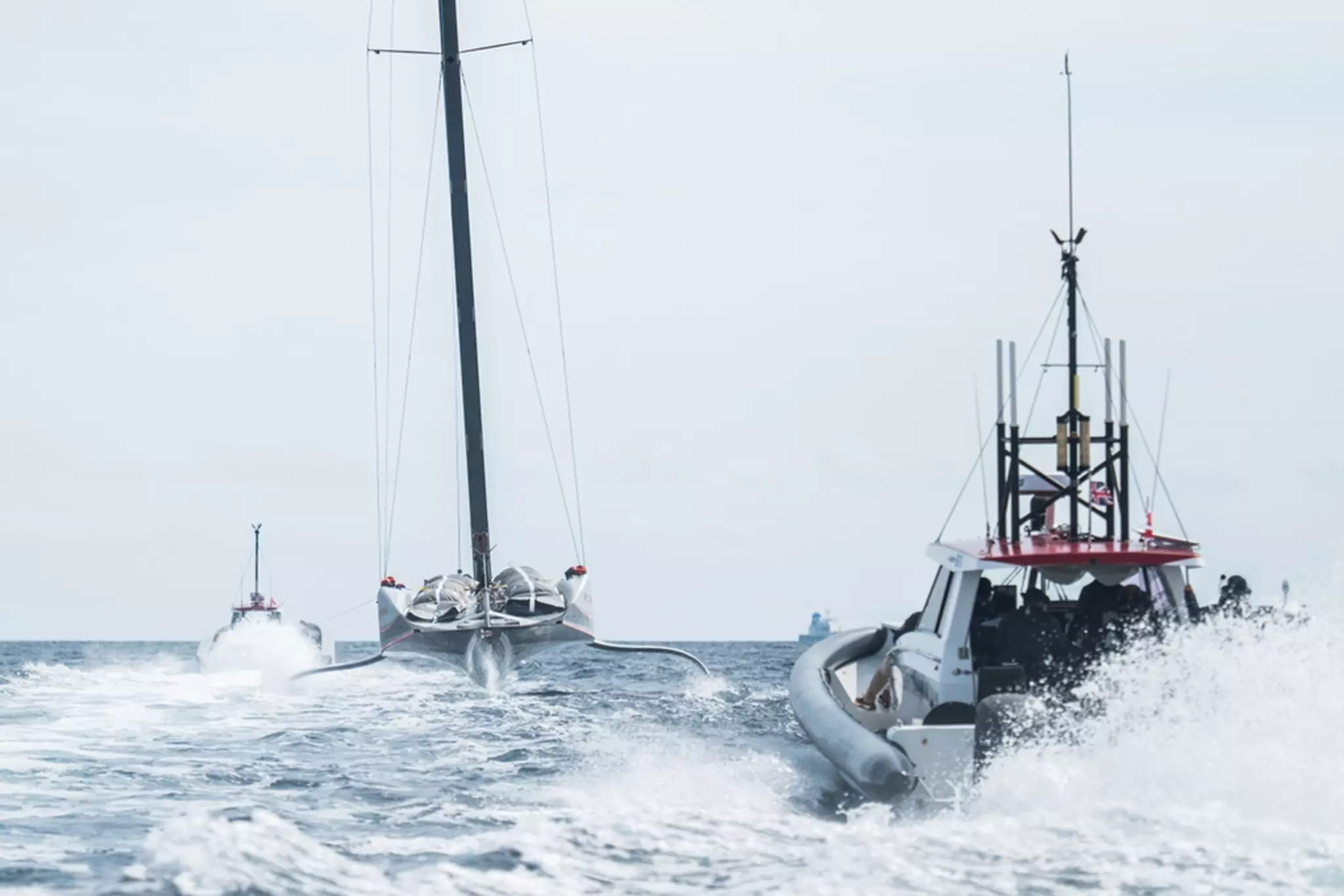 INEOS Britannia chase boat powered by Suzuki Marine GB outboard motors