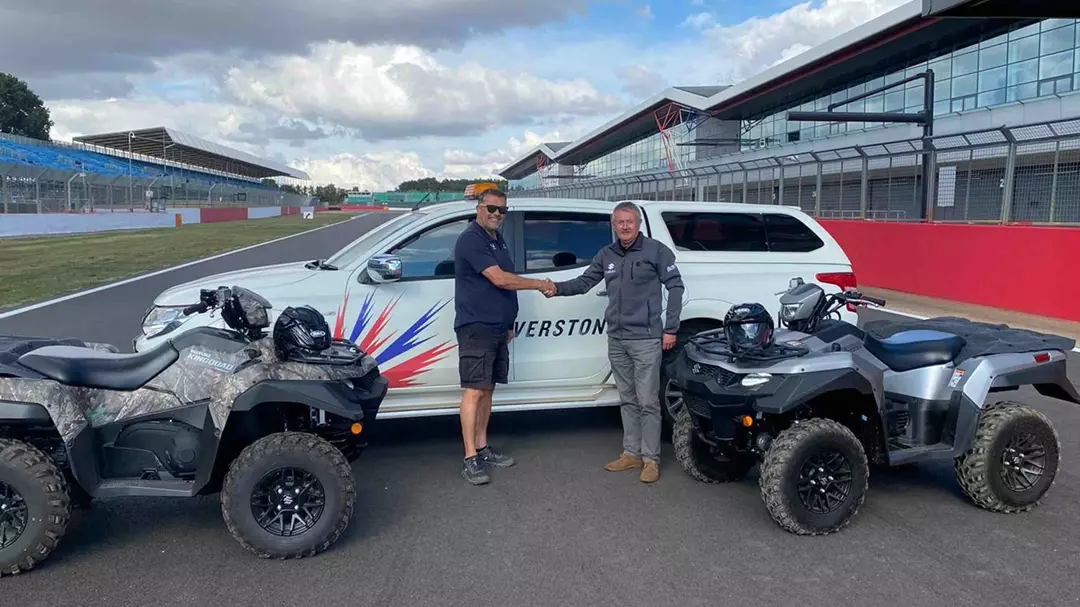 Suzuki ATVs at silverstone