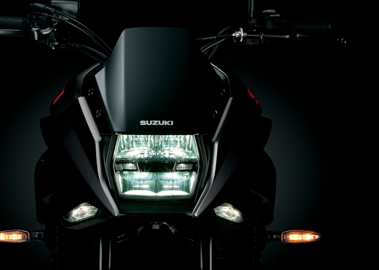 Front LED light on Suzuki Bike
