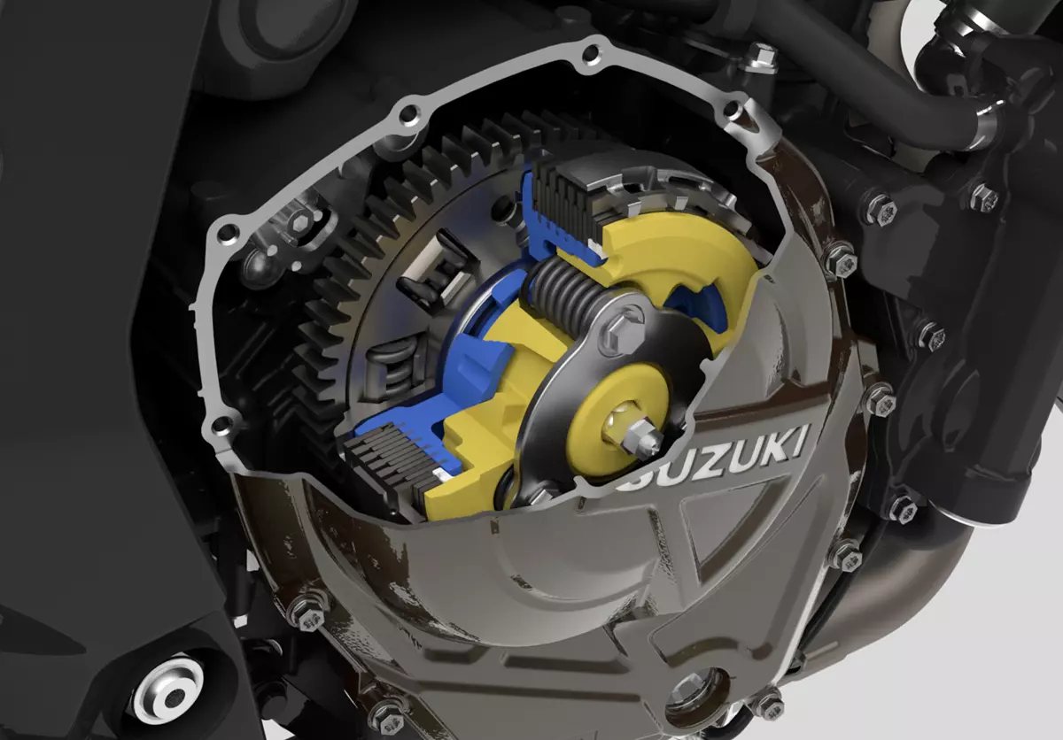 Suzuki V-Strom 1050RE CAD of the clutch internals