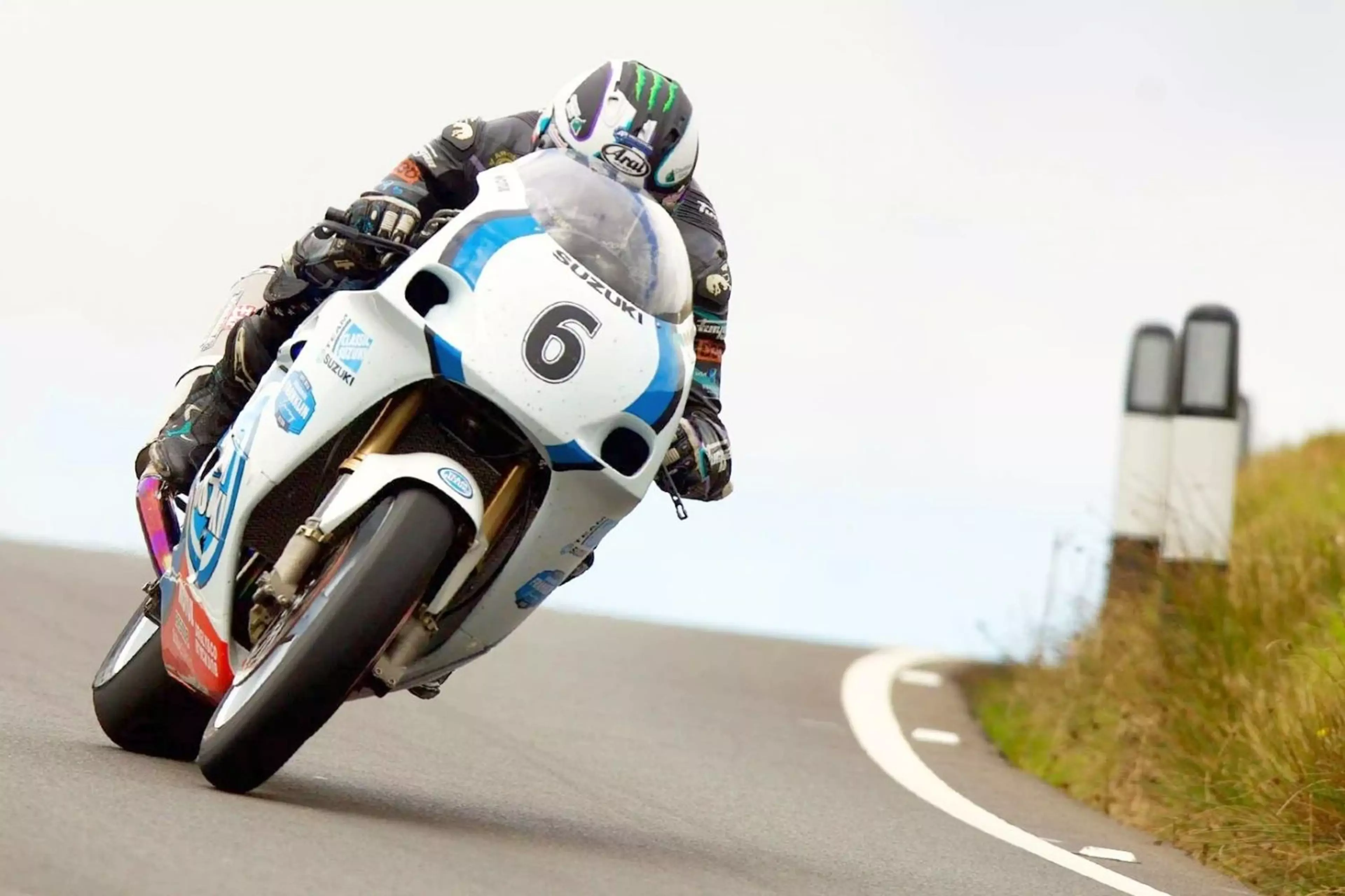 Michael Dunlop on the Team Classic Suzuki GSX-R750 SRAD at the Classic TT