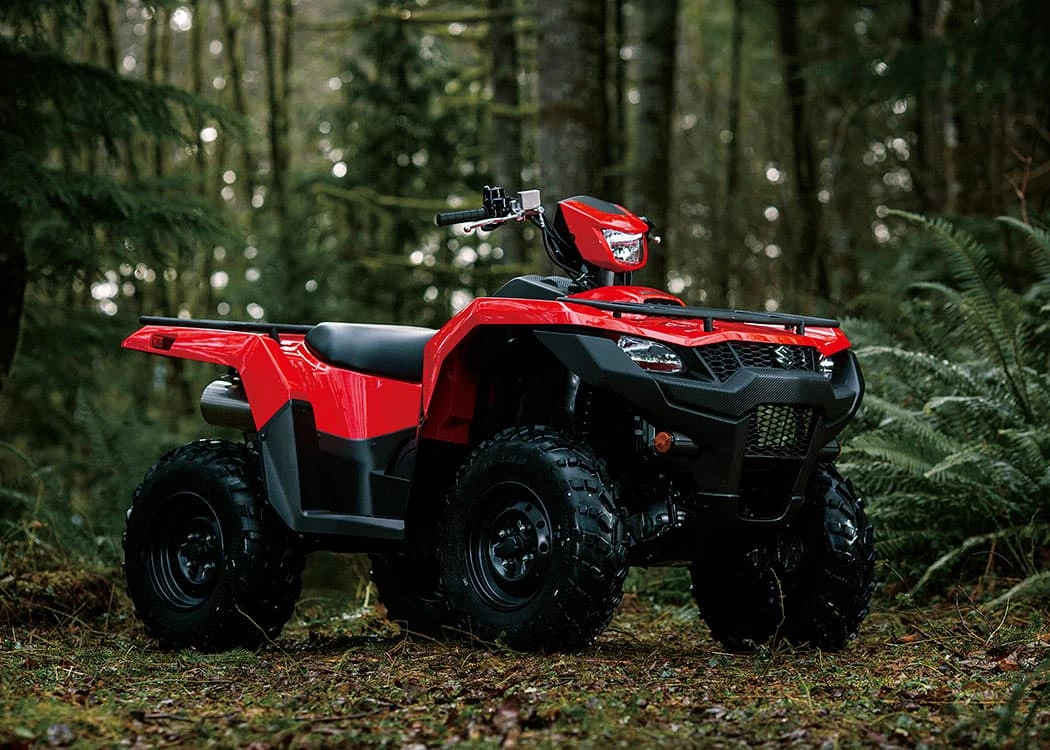 ATV in woods