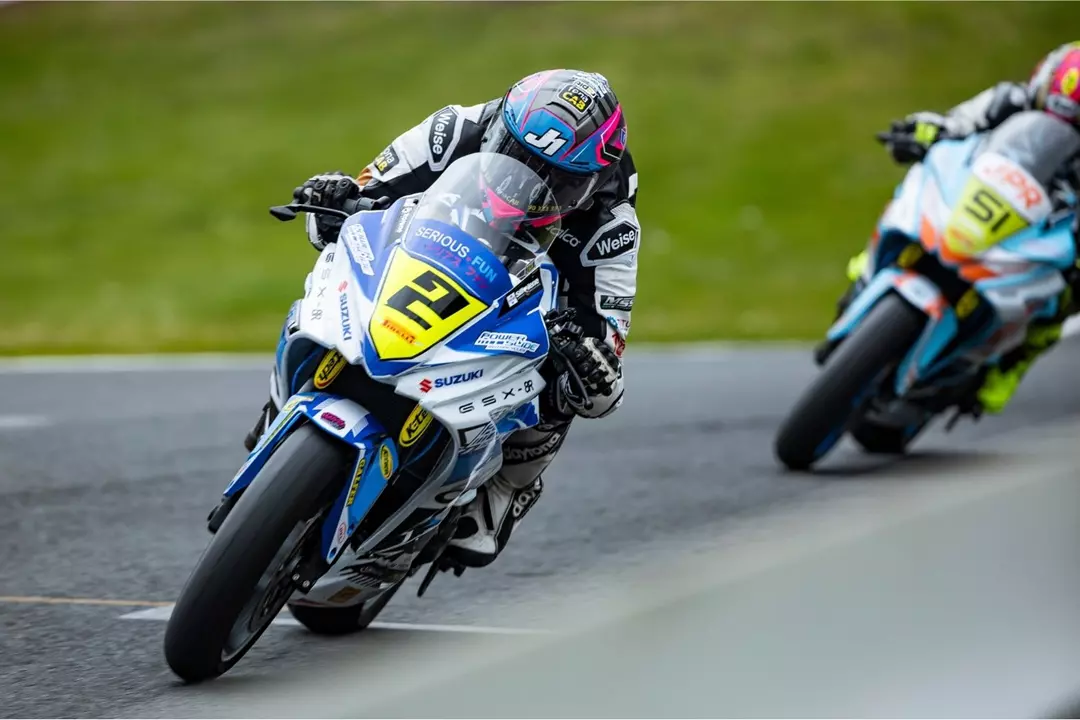 Cam Dawson on his Powerslide 8R at Oulton Park