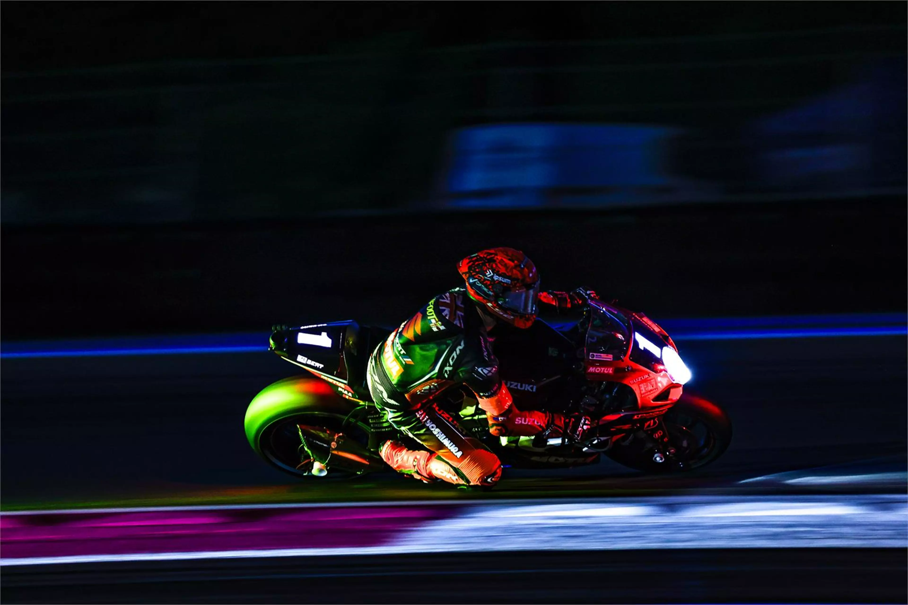 Dan Linfoot at the Bol d'Or on the Yoshimura SERT GSX-R1000R