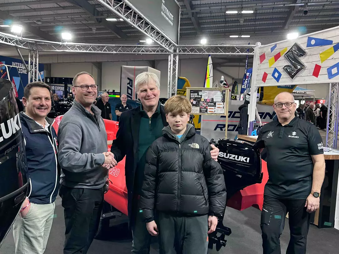 Whitstable Yacht Club collect Suzuki-Powered Safety Boat Package