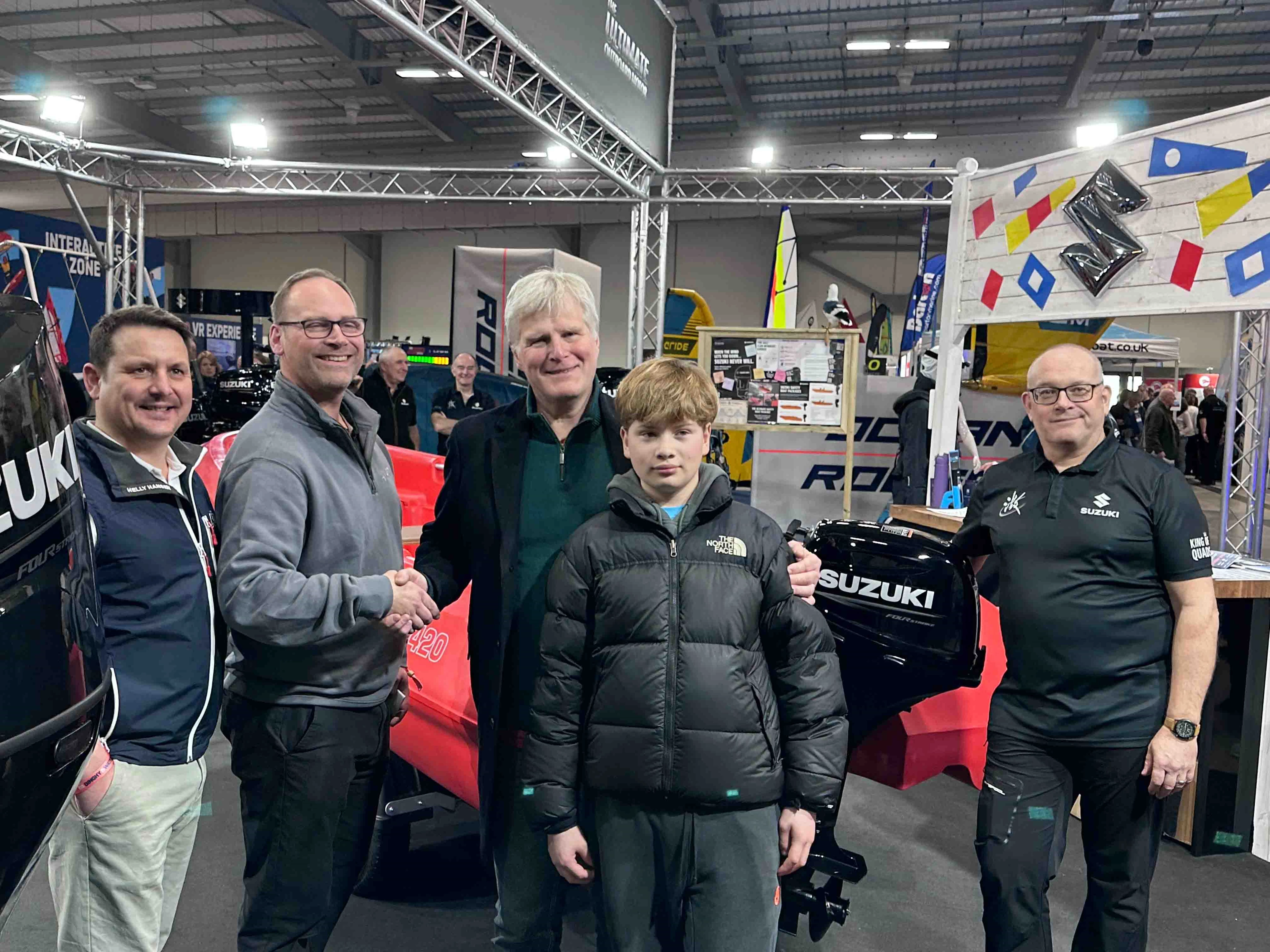 Whitstable Yacht Club collect Suzuki-Powered Safety Boat Package