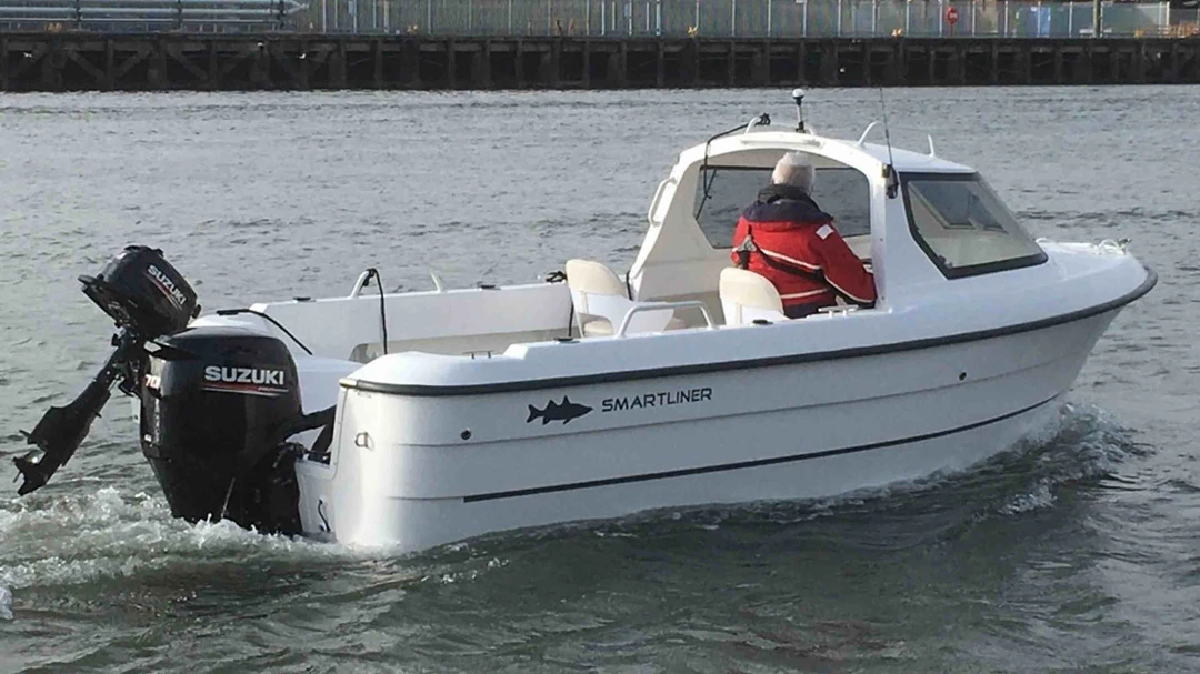 Smartliner boat with Suzuki outboard