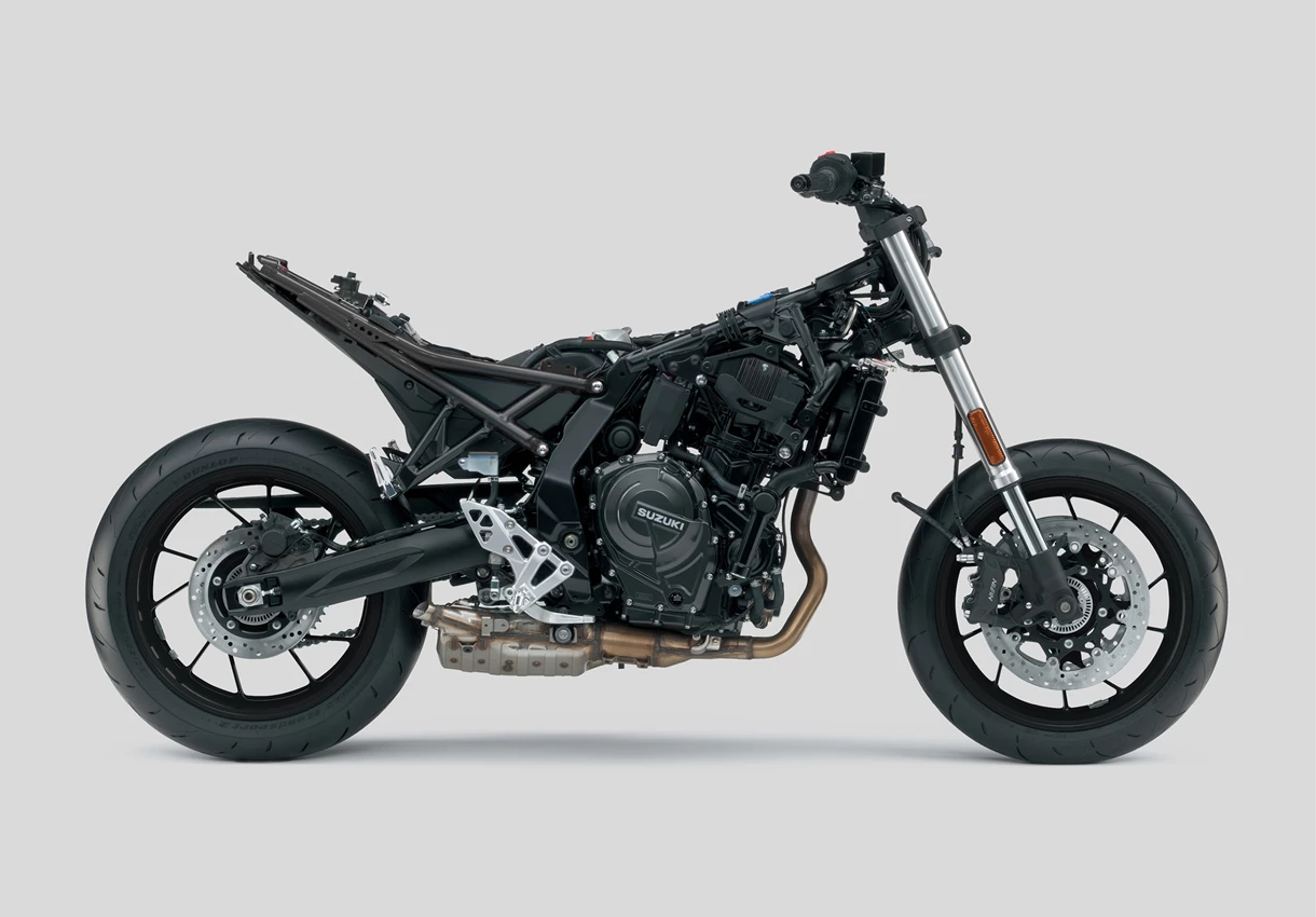 Suzuki GSX-8S studio image without bodywork