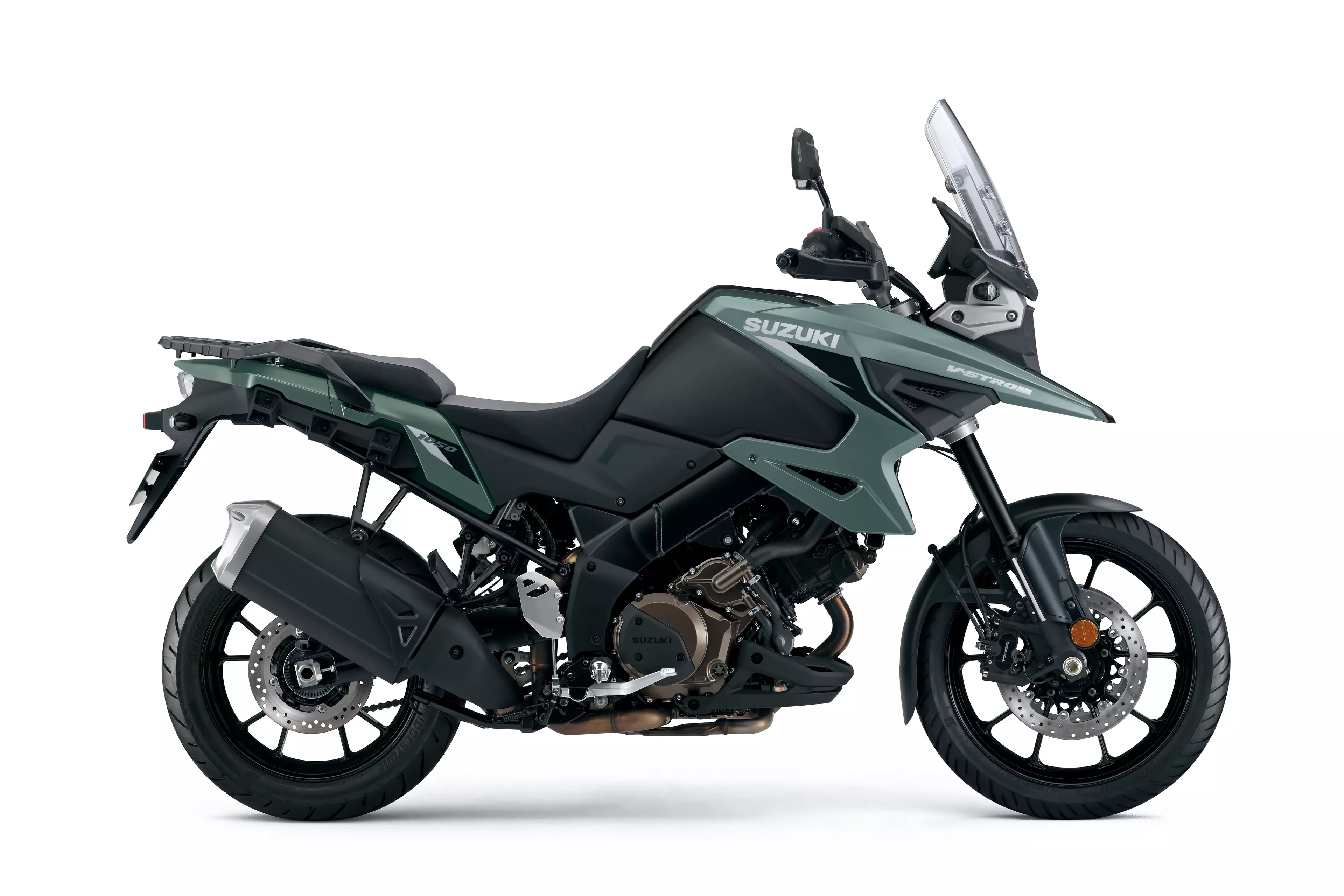 V-Strom 1050RE in matt steel green