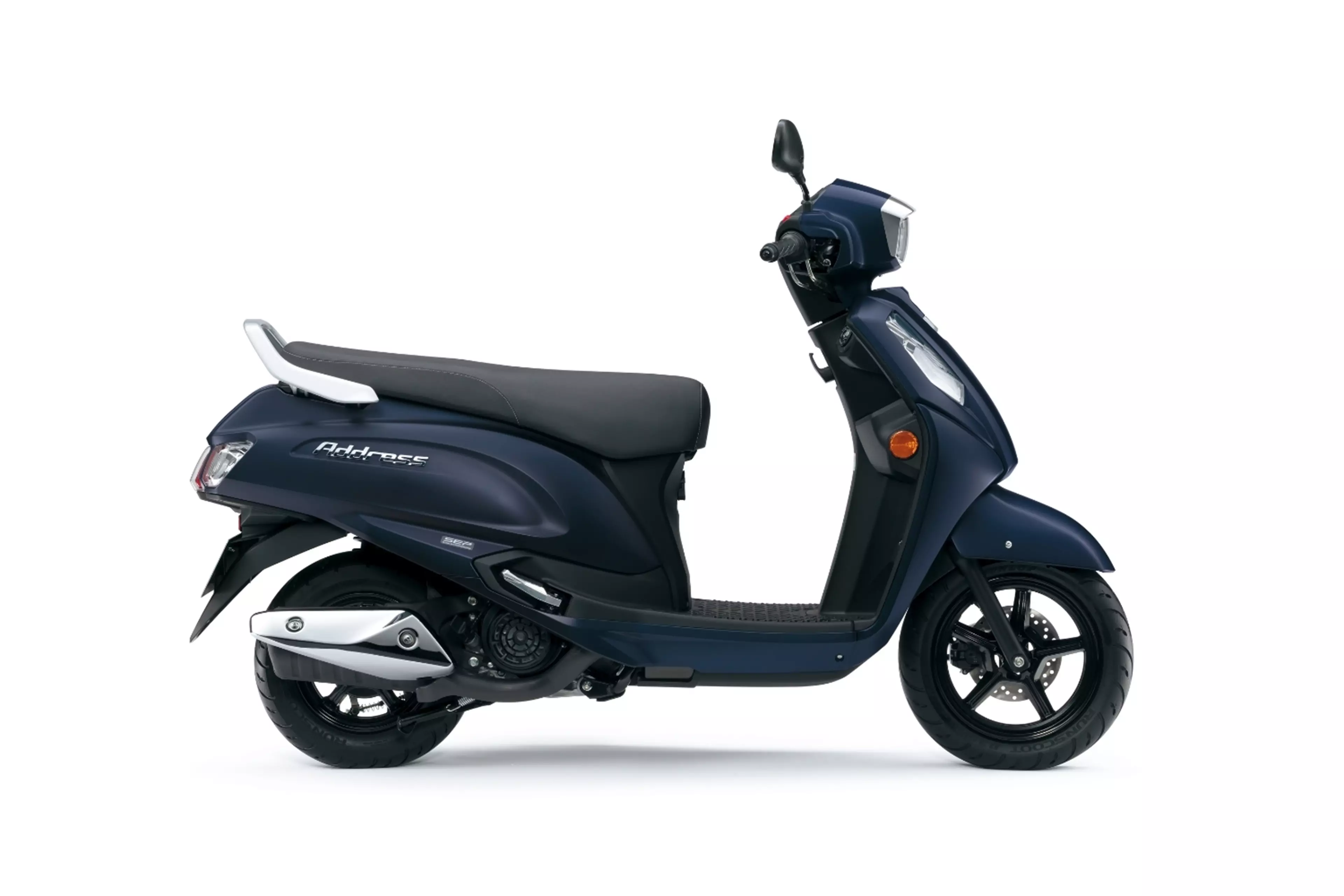 Suzuki Address 125 in dark blue