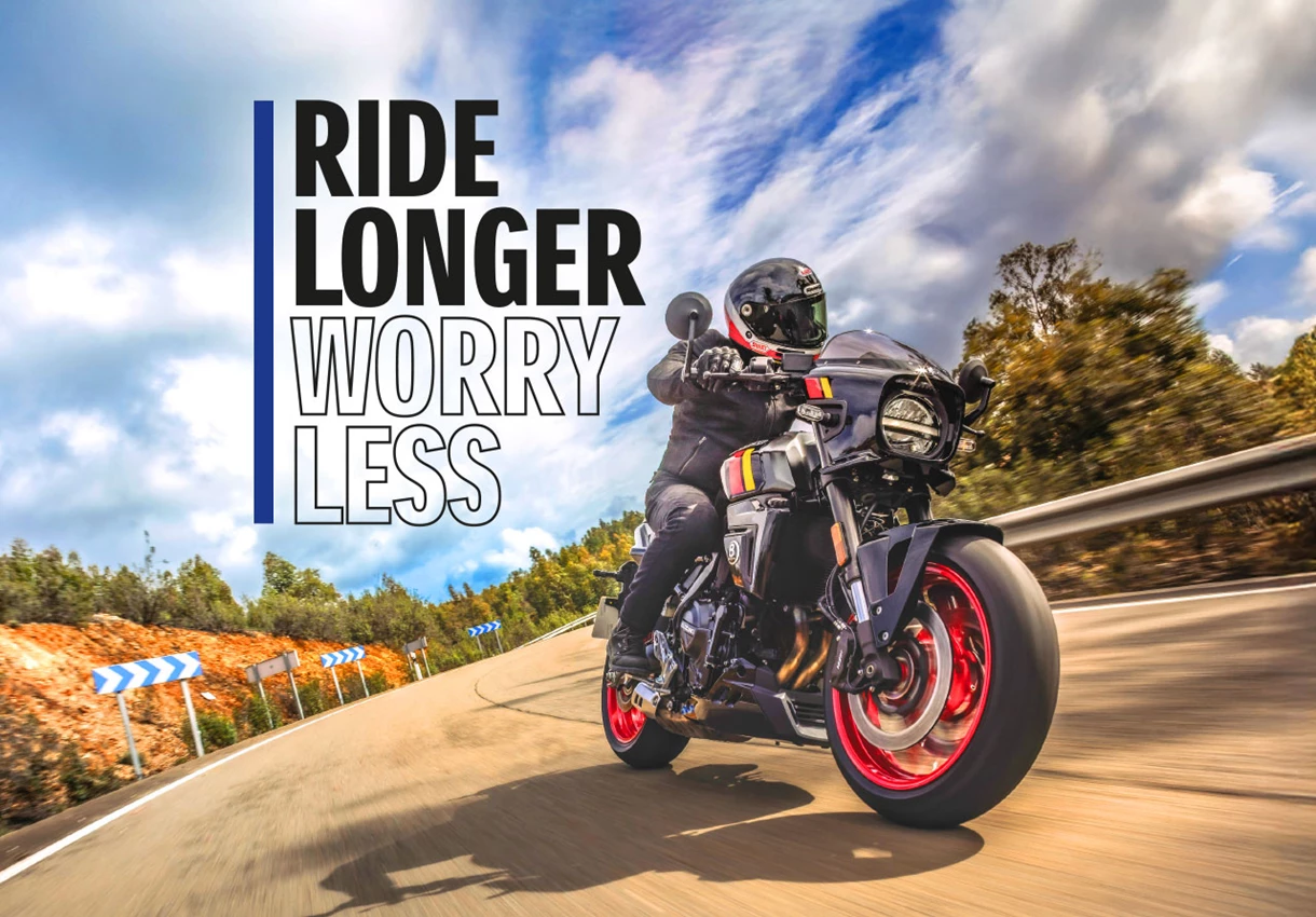 Suzuki GSX-8TT on a country road