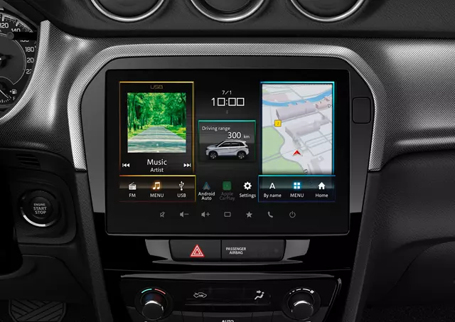 9-inch Infotainment Display on Suzuki Vitara