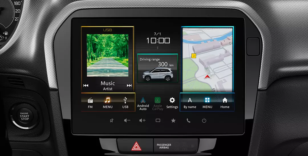 9-inch Infotainment Display on Suzuki Vitara