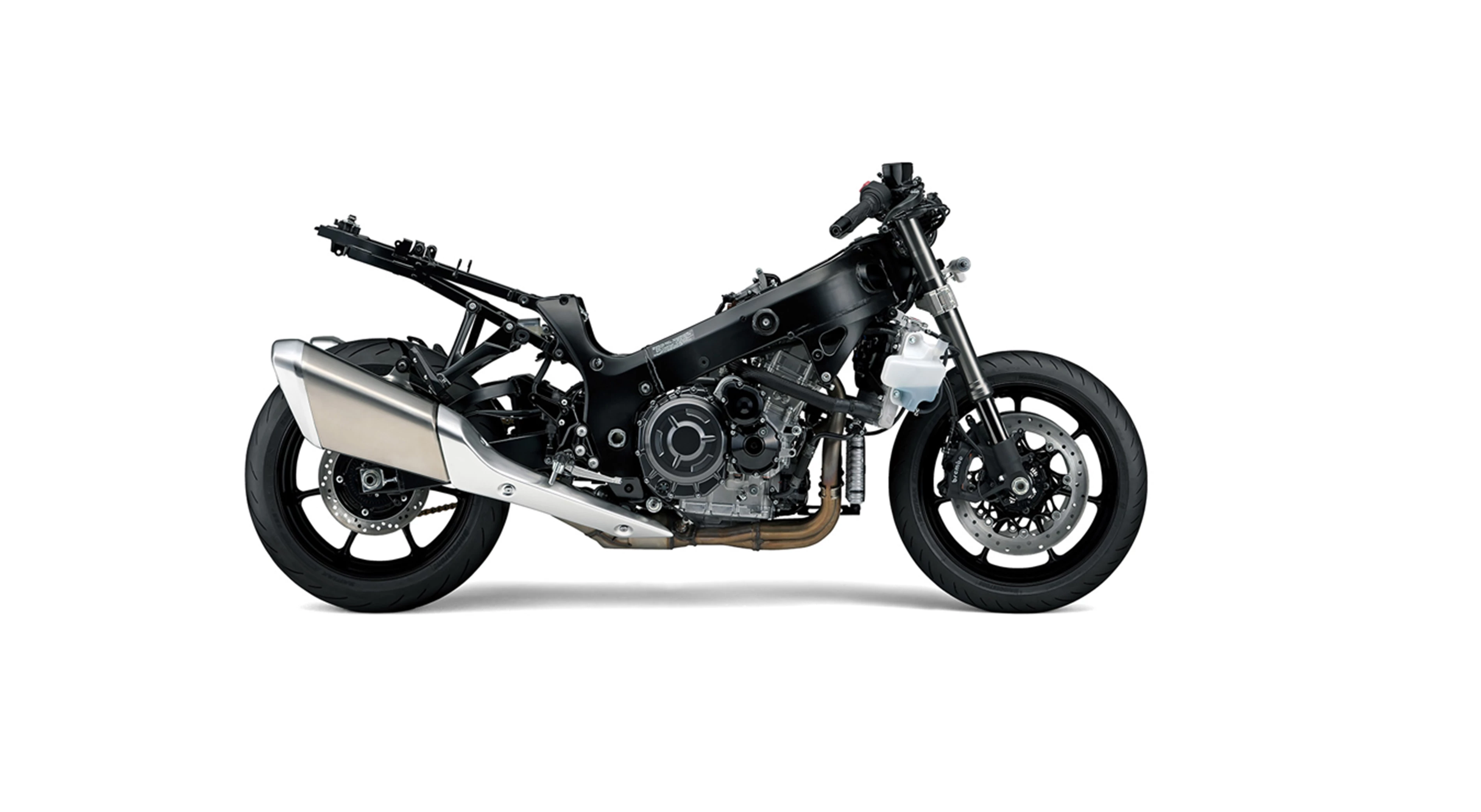 Suzuki Hayabusa chassis without fairing 